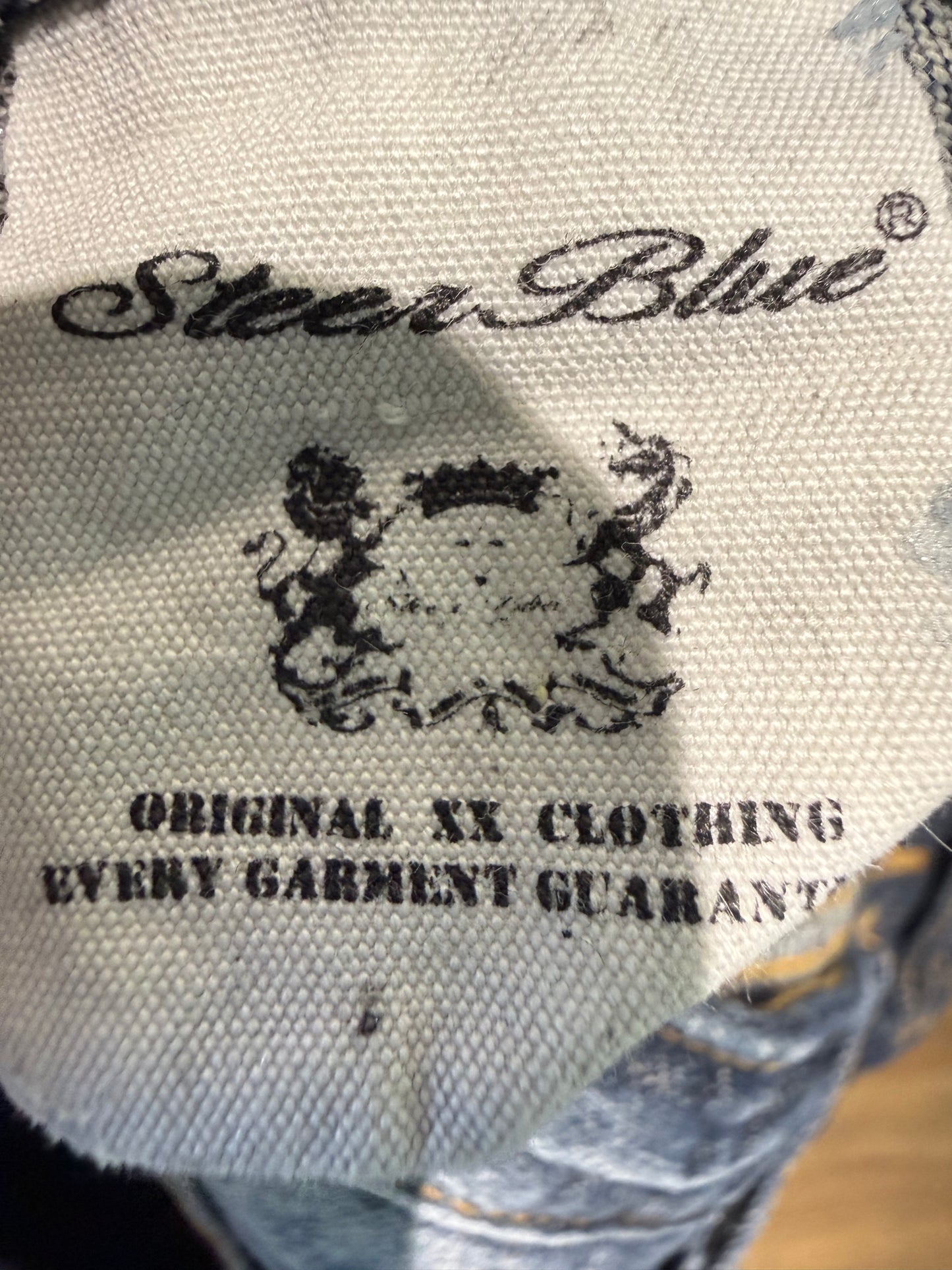 000’s Steer Blue Whiskered Jeans (28”)