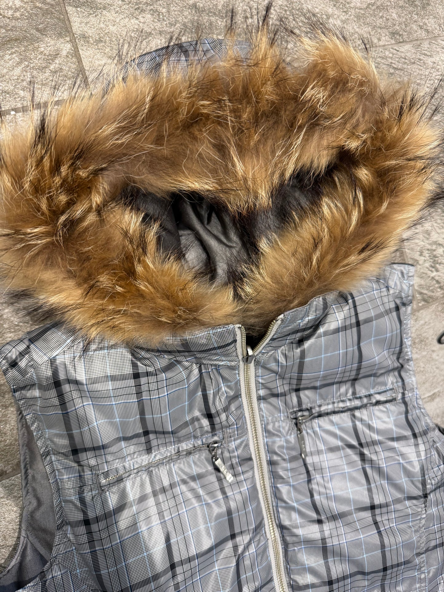000’s ASM Reversible Fur Gilet (S)