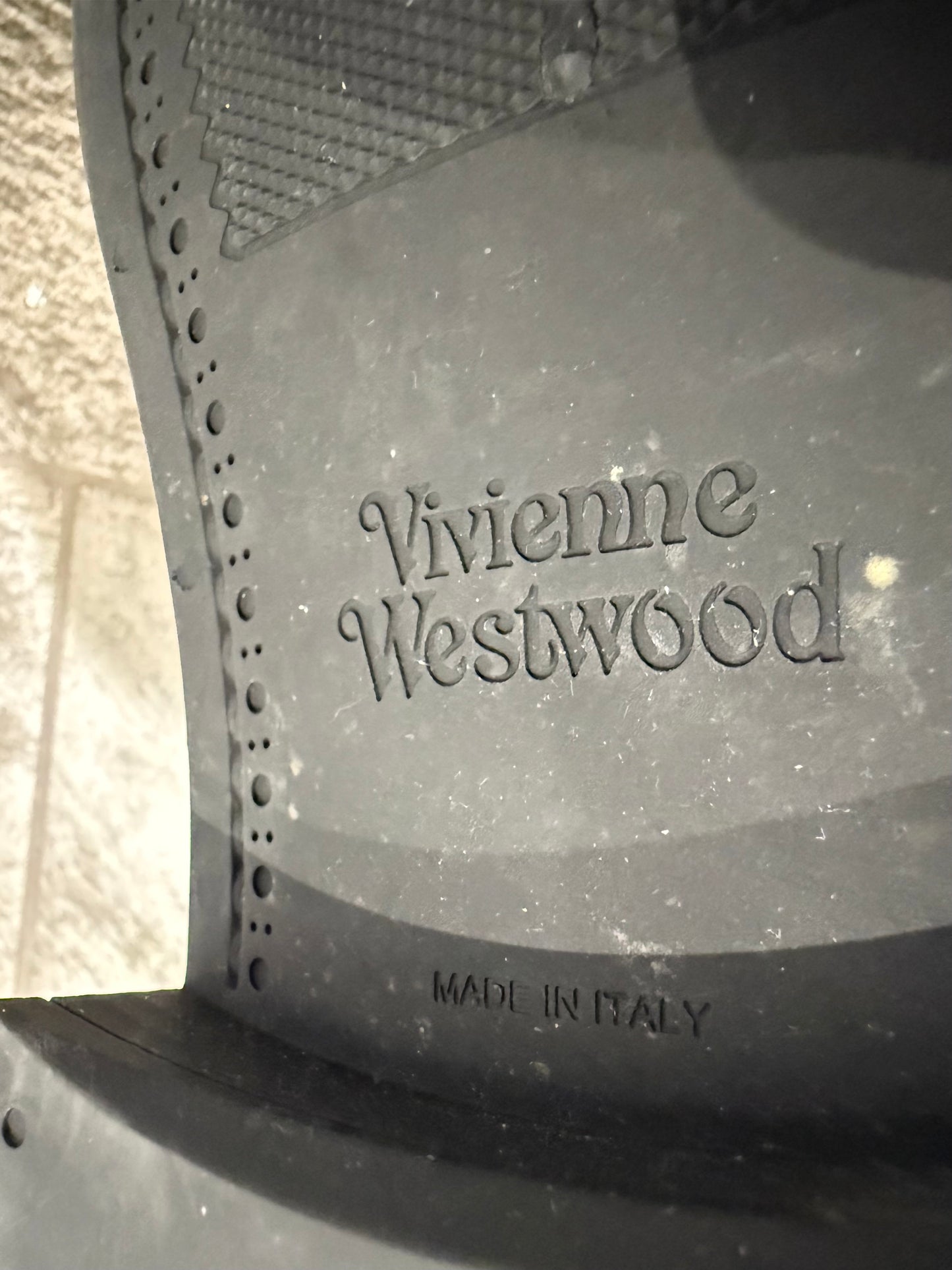 Vivienne Westwood Leather Rubber Derby Boots (EU 44 - UK 9)