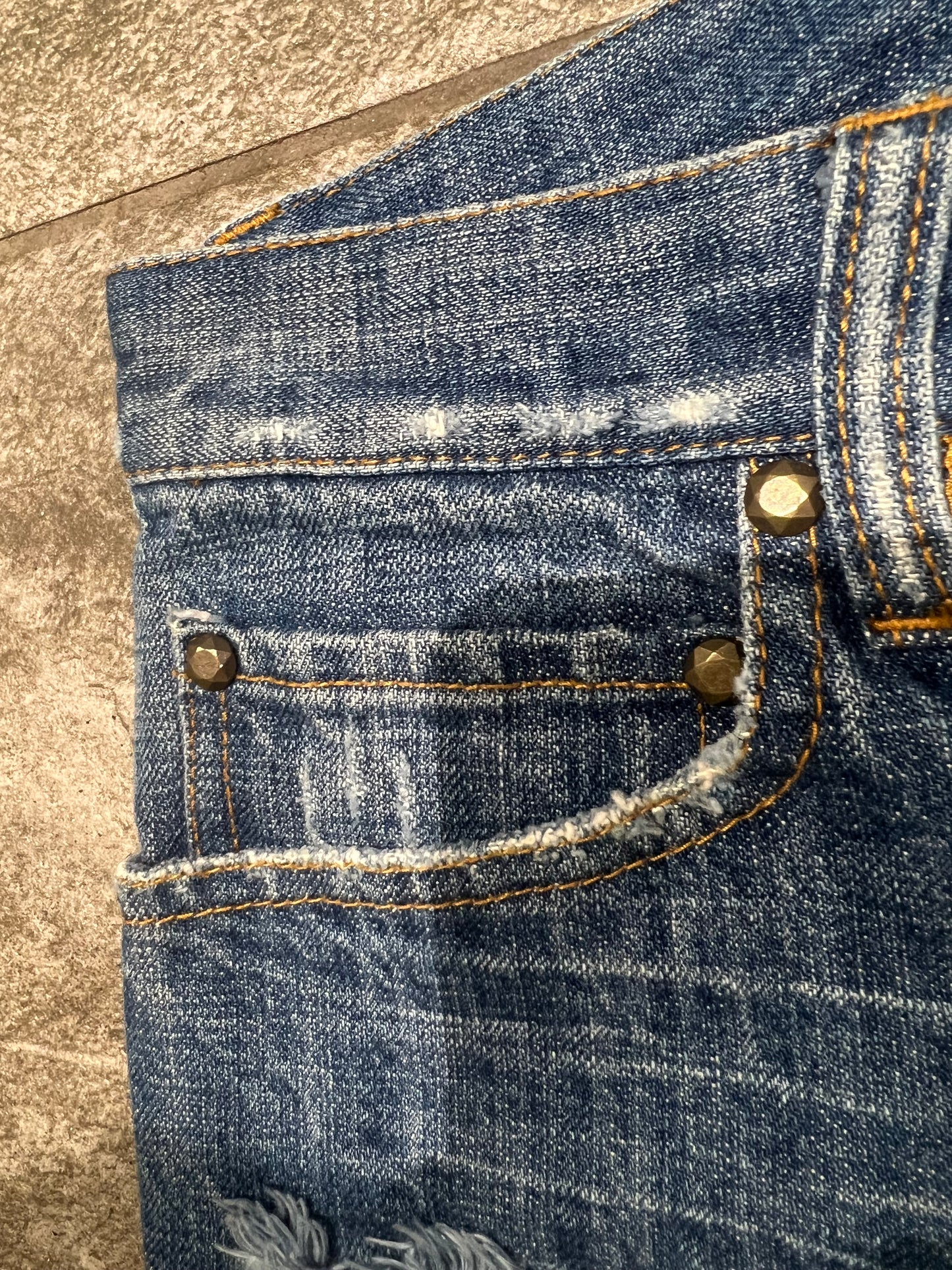 000’s Whole 2 Distressed Bootcut Jeans