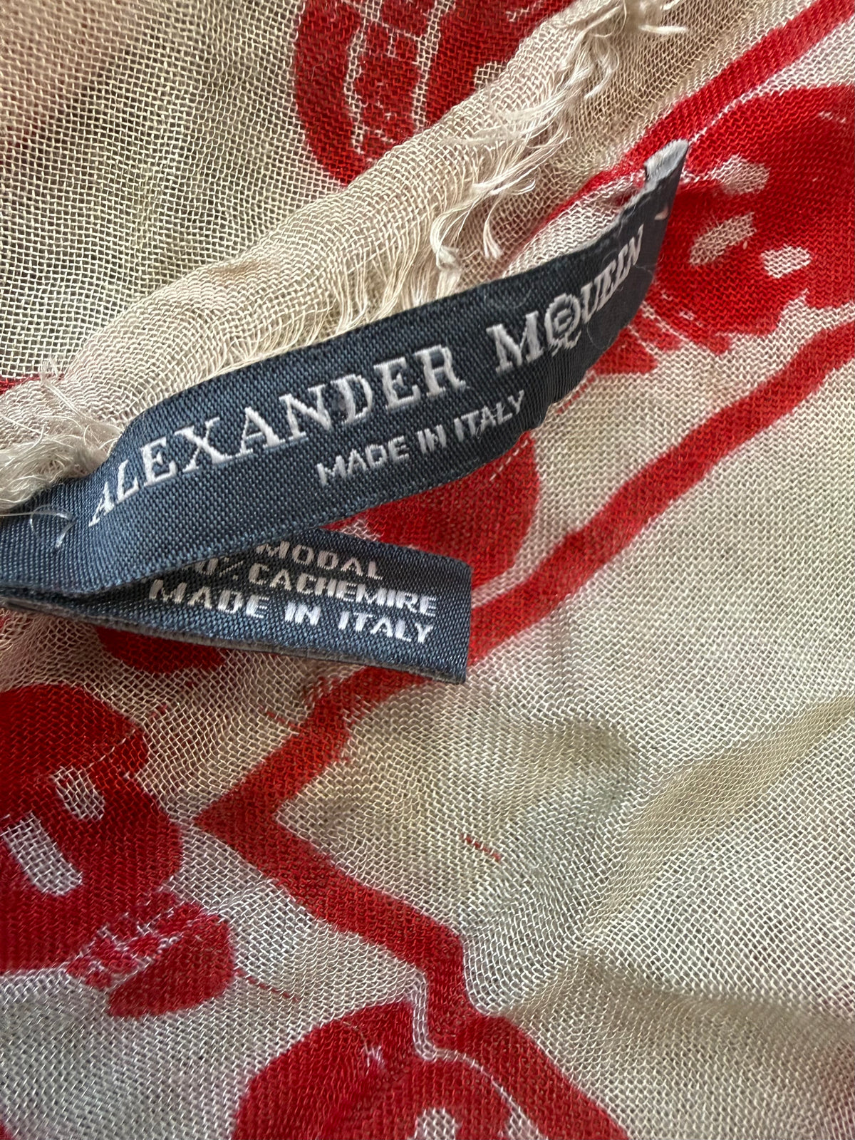 Alexander McQueen Skull Scarf