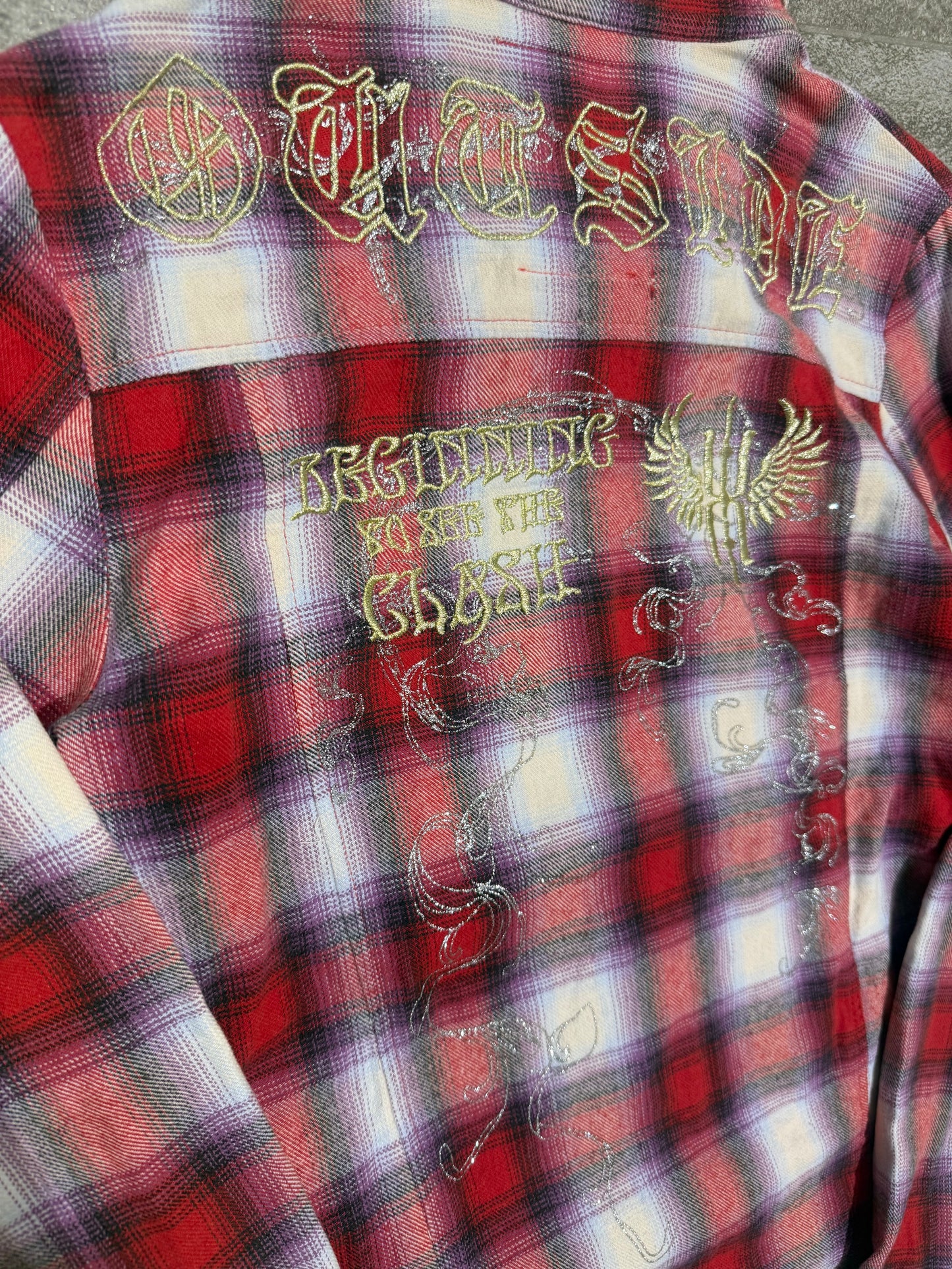 000’s Midas Plaid Flannel (XS)