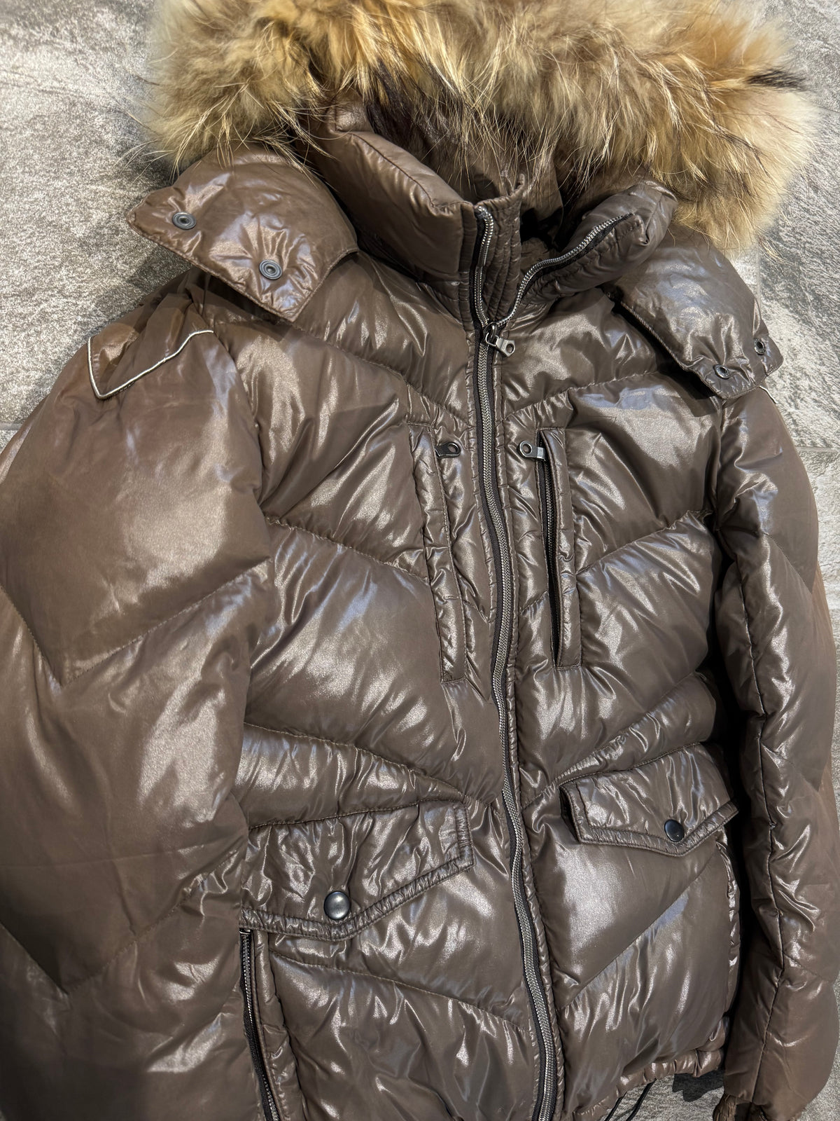 000’s Melrose Glossy Fur Puffer (S)