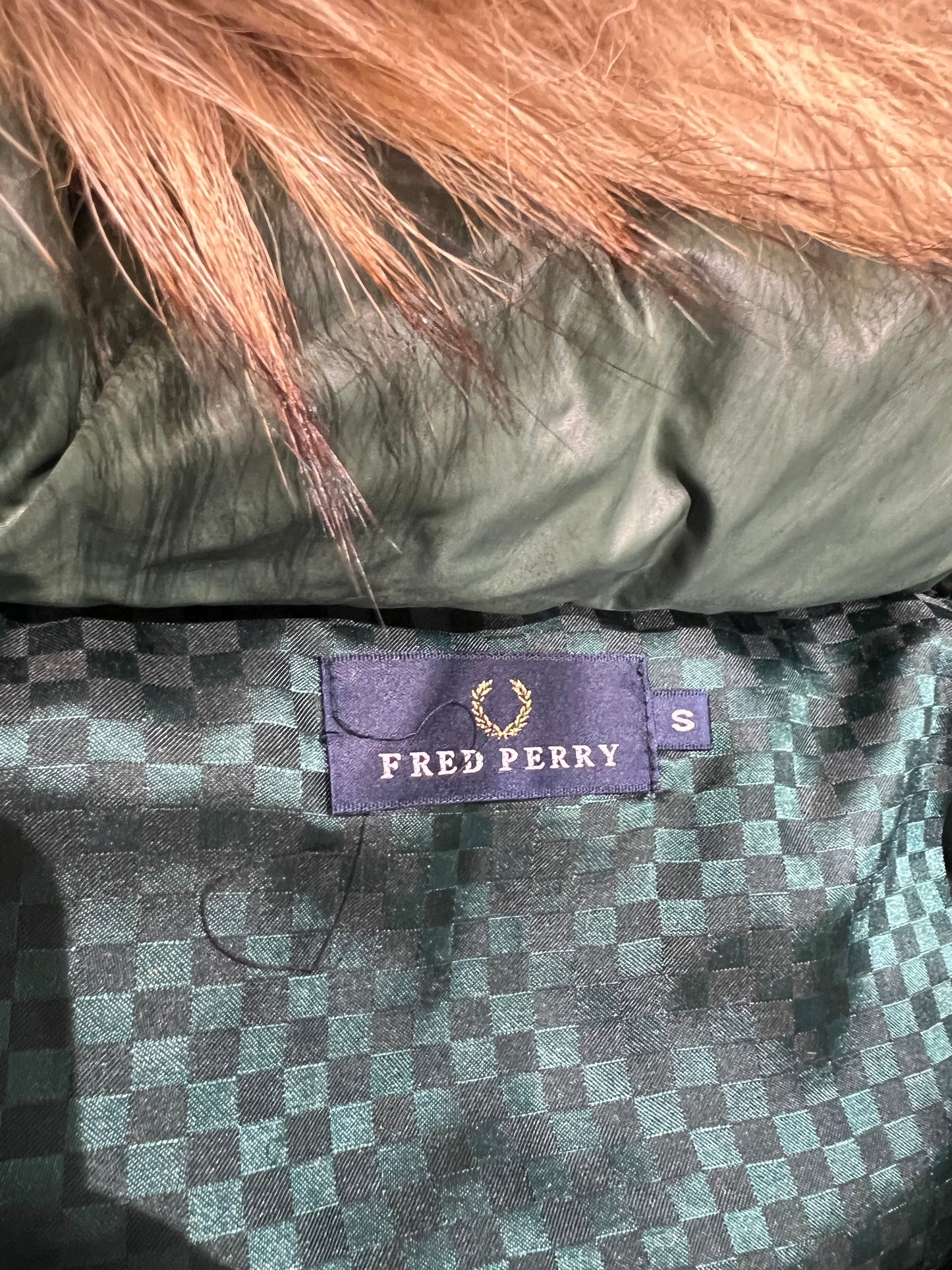 000’s Fred Perry Fur Hood Puffer