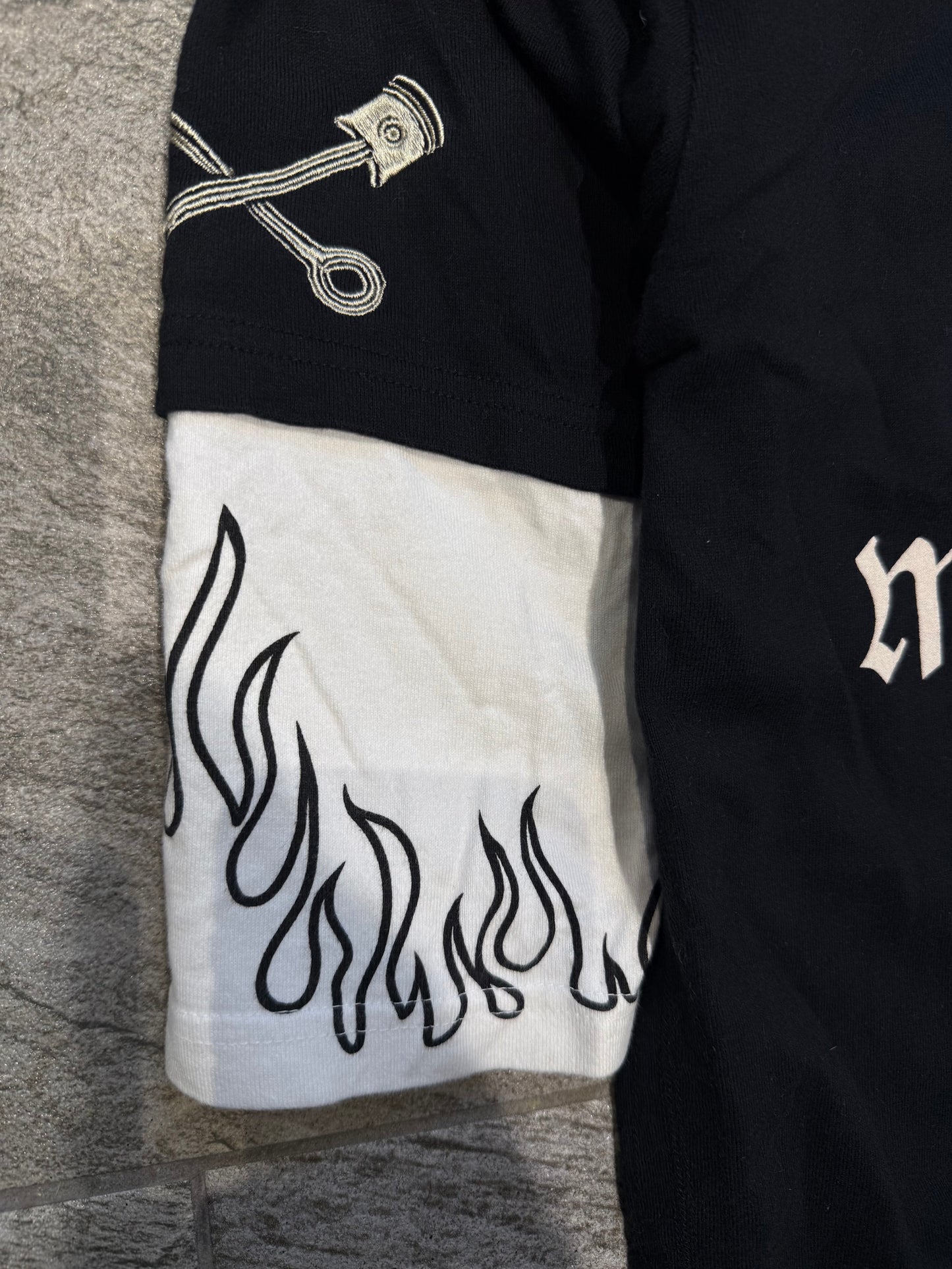 000’s Vanson Skull Embroidered Polo (S)