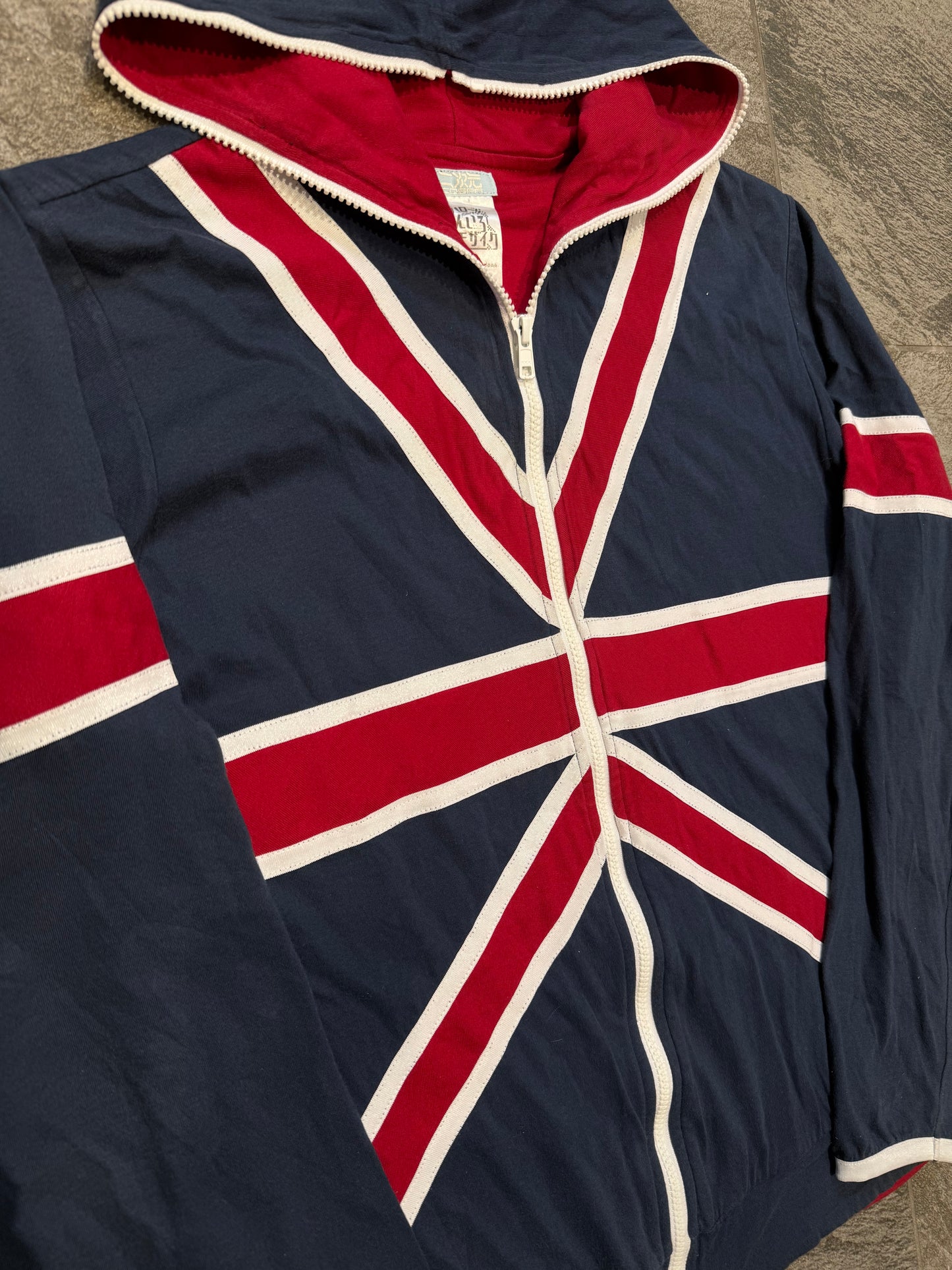 000’s Cospa Union Jack Hoodie (S)