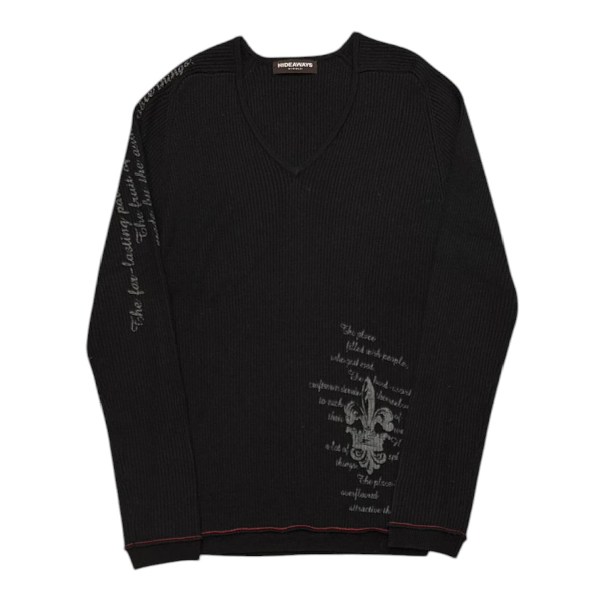 000’s Nicole Ribbed Script Longsleeve (S)