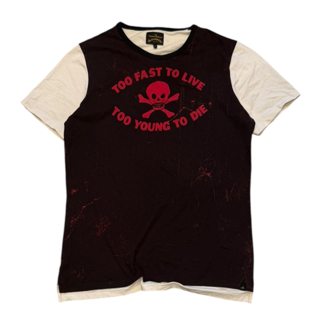 000’s Vivienne Westwood Too Fast To Live Too Young To Die Tee (XL)
