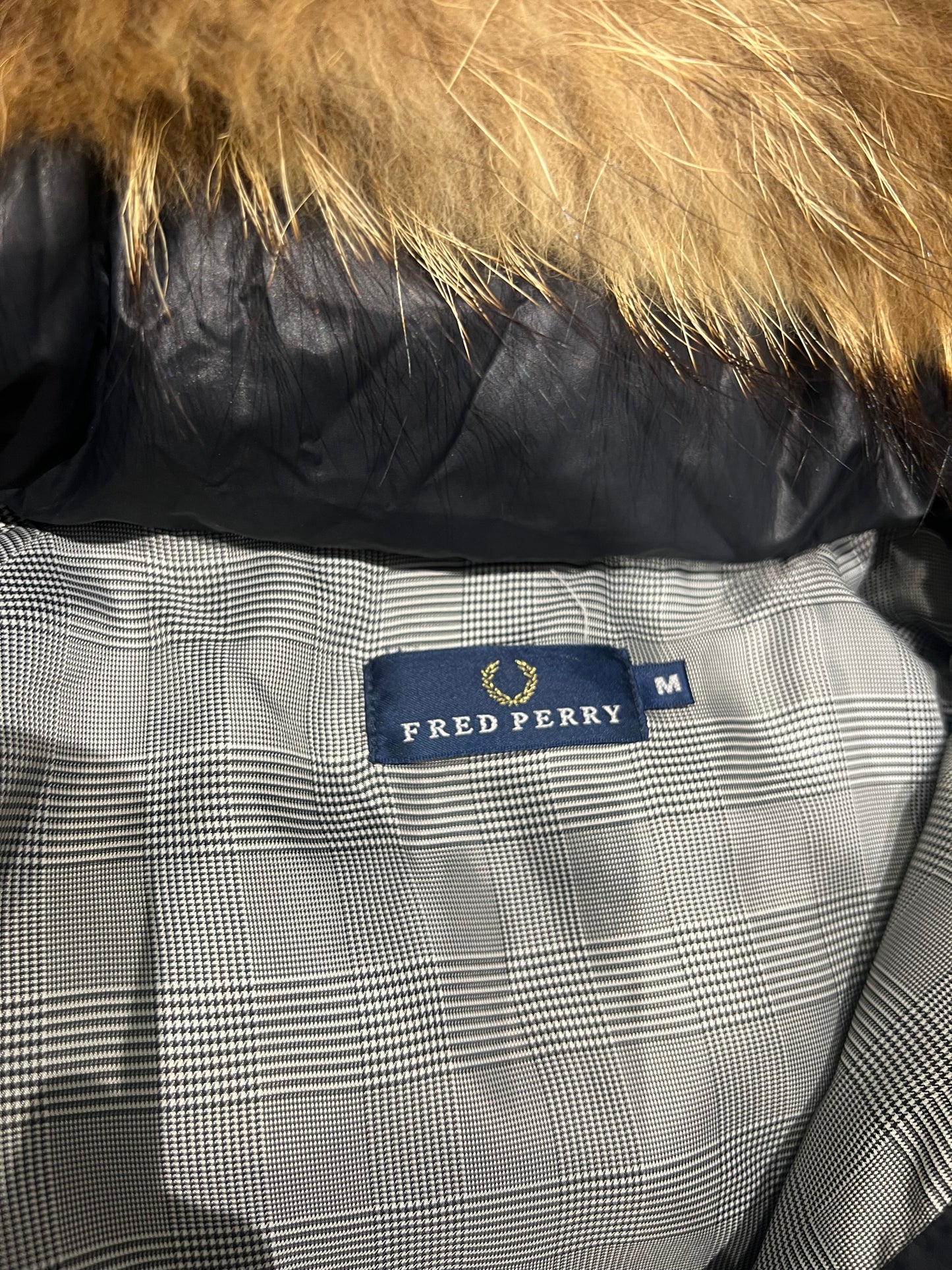 000’s Fred Perry Fur Hood Puffer