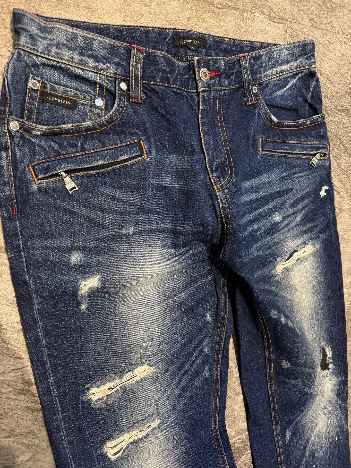 000’s Loveless Skull Jeans (32”)