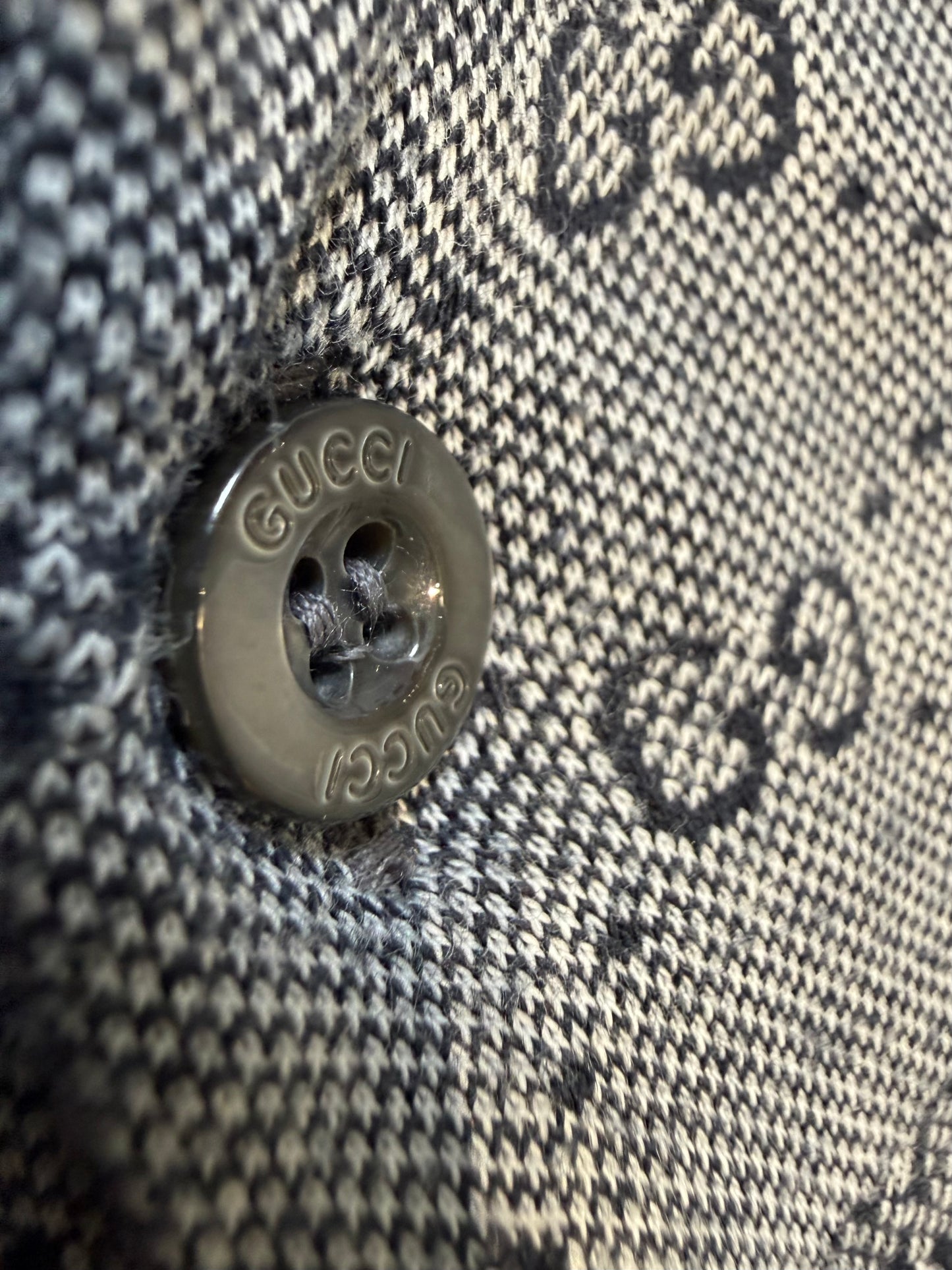 000’s Gucci Monogram Polo (M)