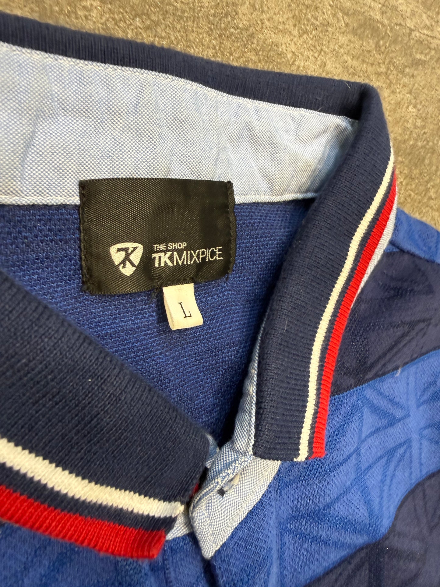 000’s Takeo Kikuchi Union Jack Monogram Polo (M)