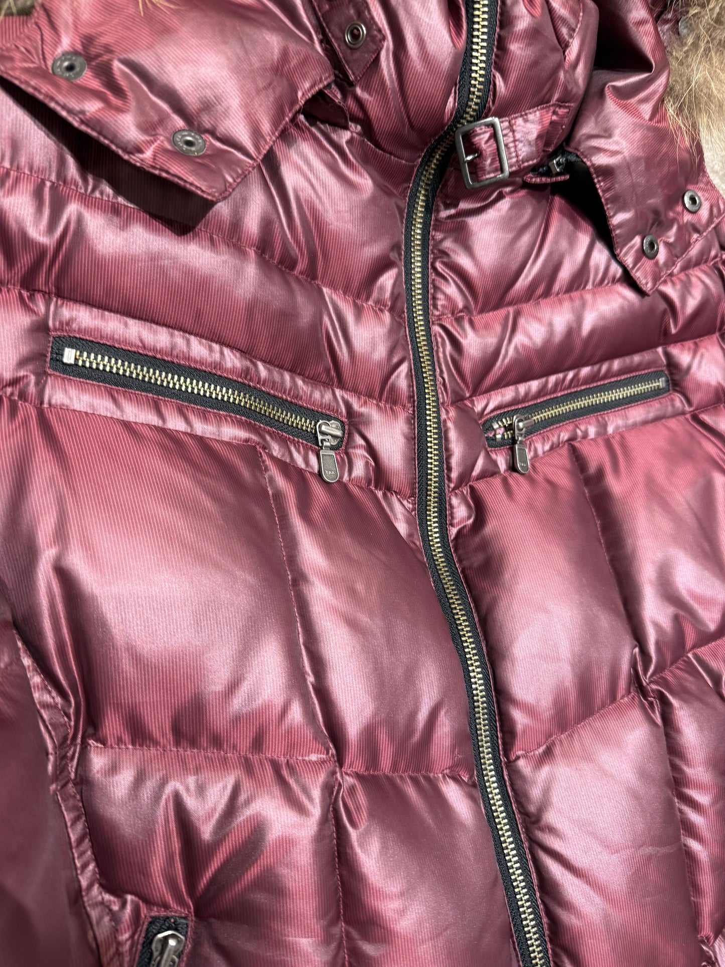 000’s Pazzo Fur Hood Puffer (M)