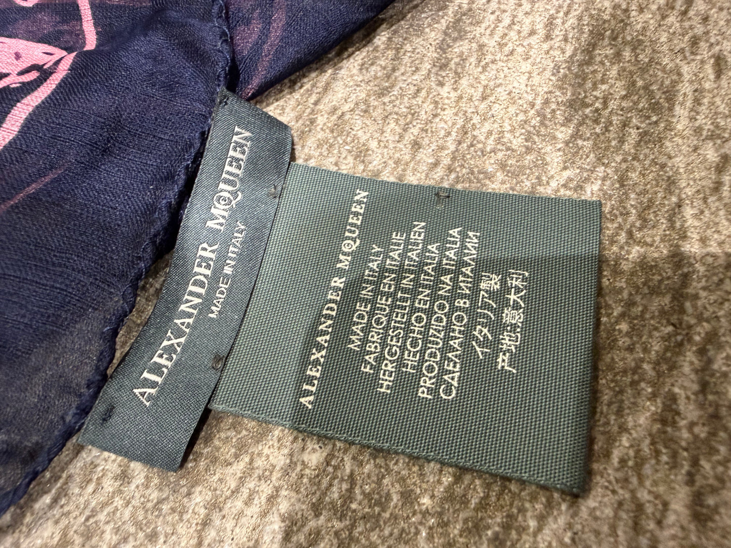 Alexander McQueen Silk Skull Scarf
