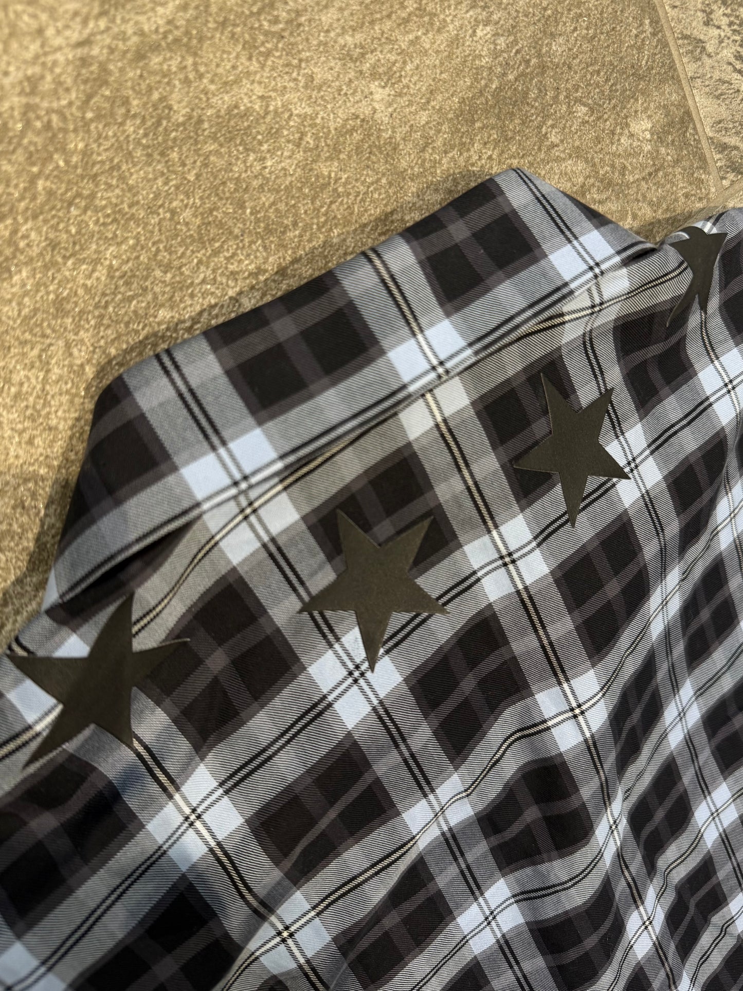 SS2015 Givenchy Stars Plaid Shirt (S)