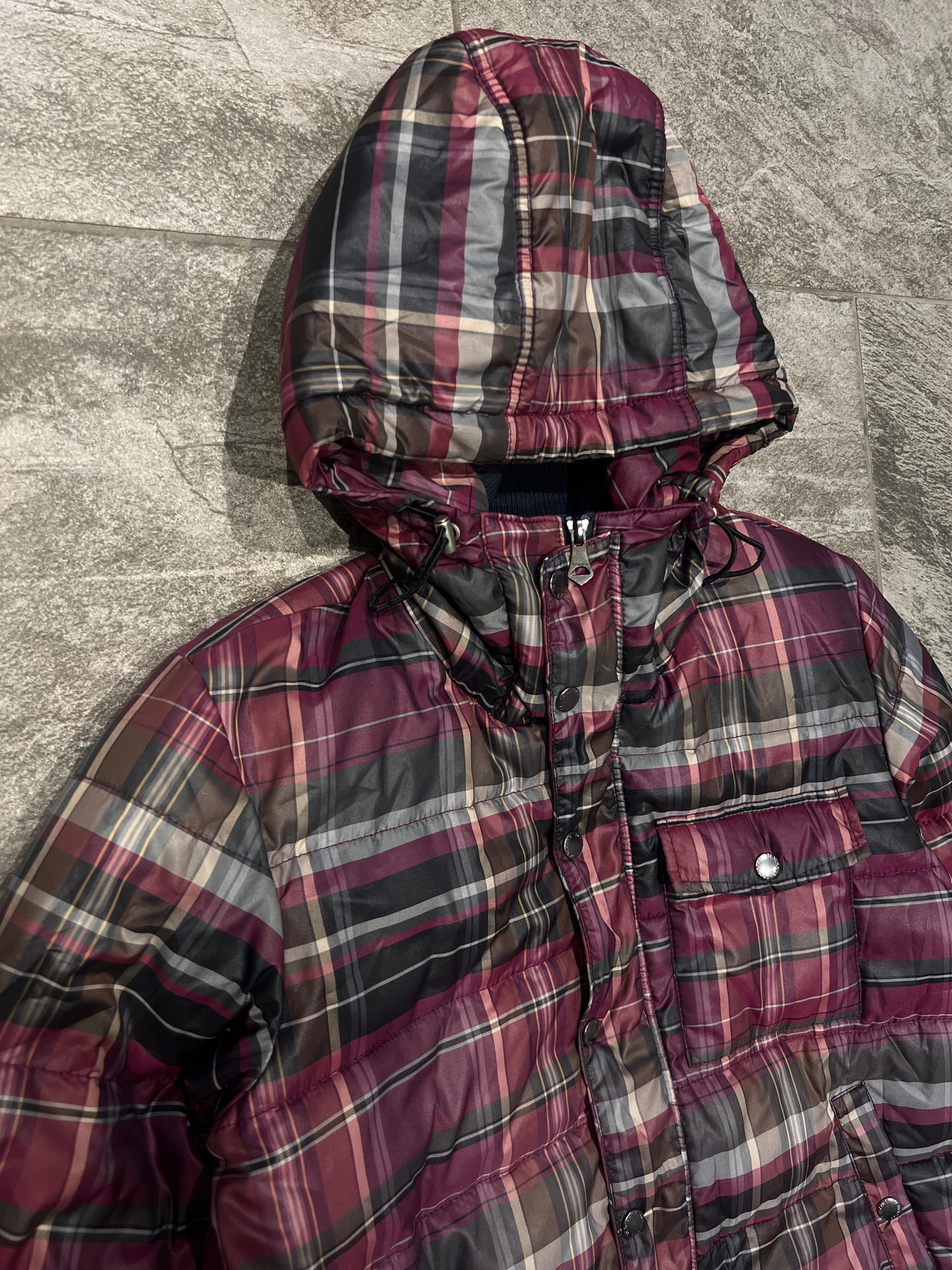 Takeo Kikuchi Plaid/Checkered Puffer