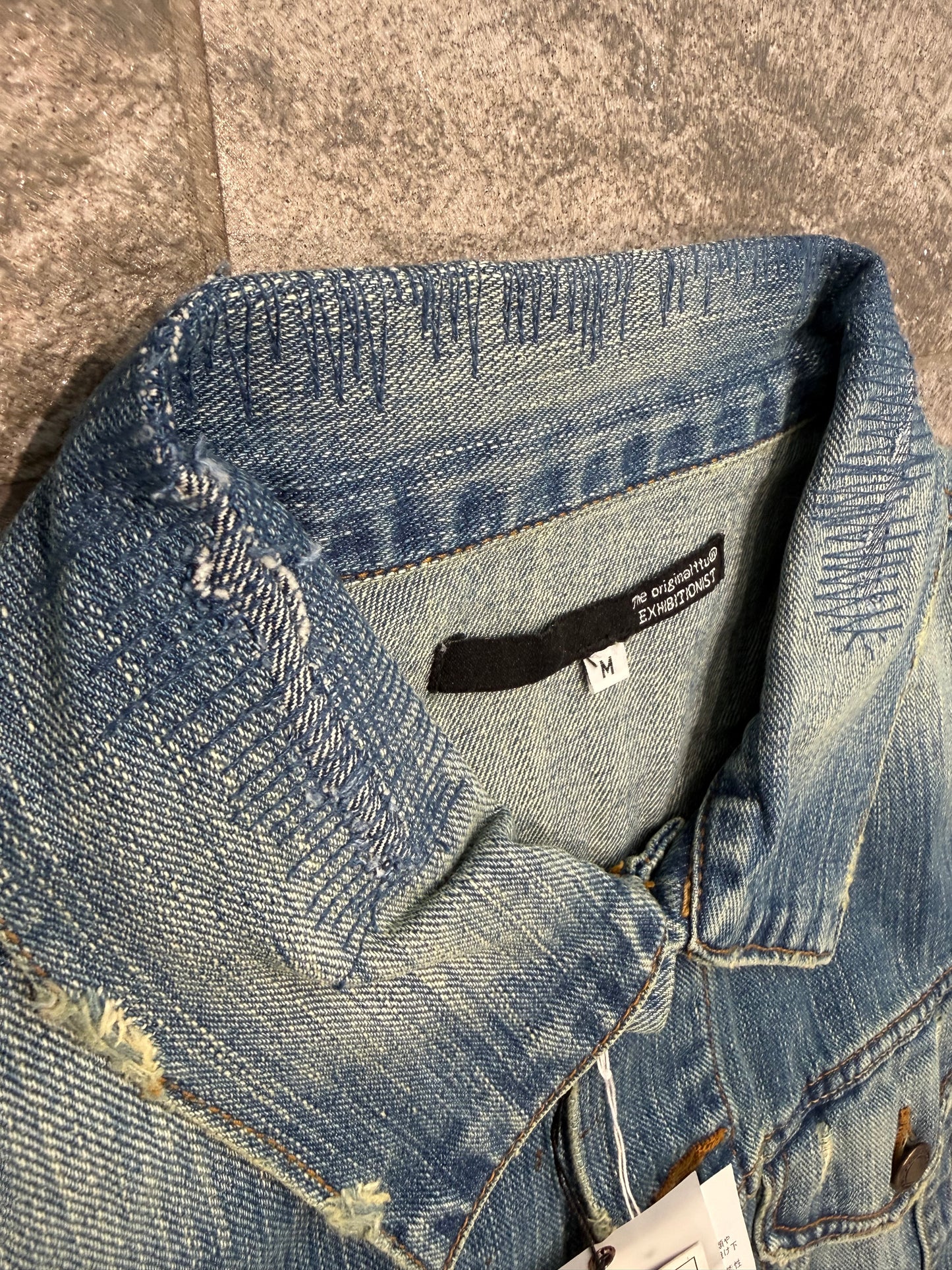 000’s Exhibitionist Distressed Denim Jacket (S)