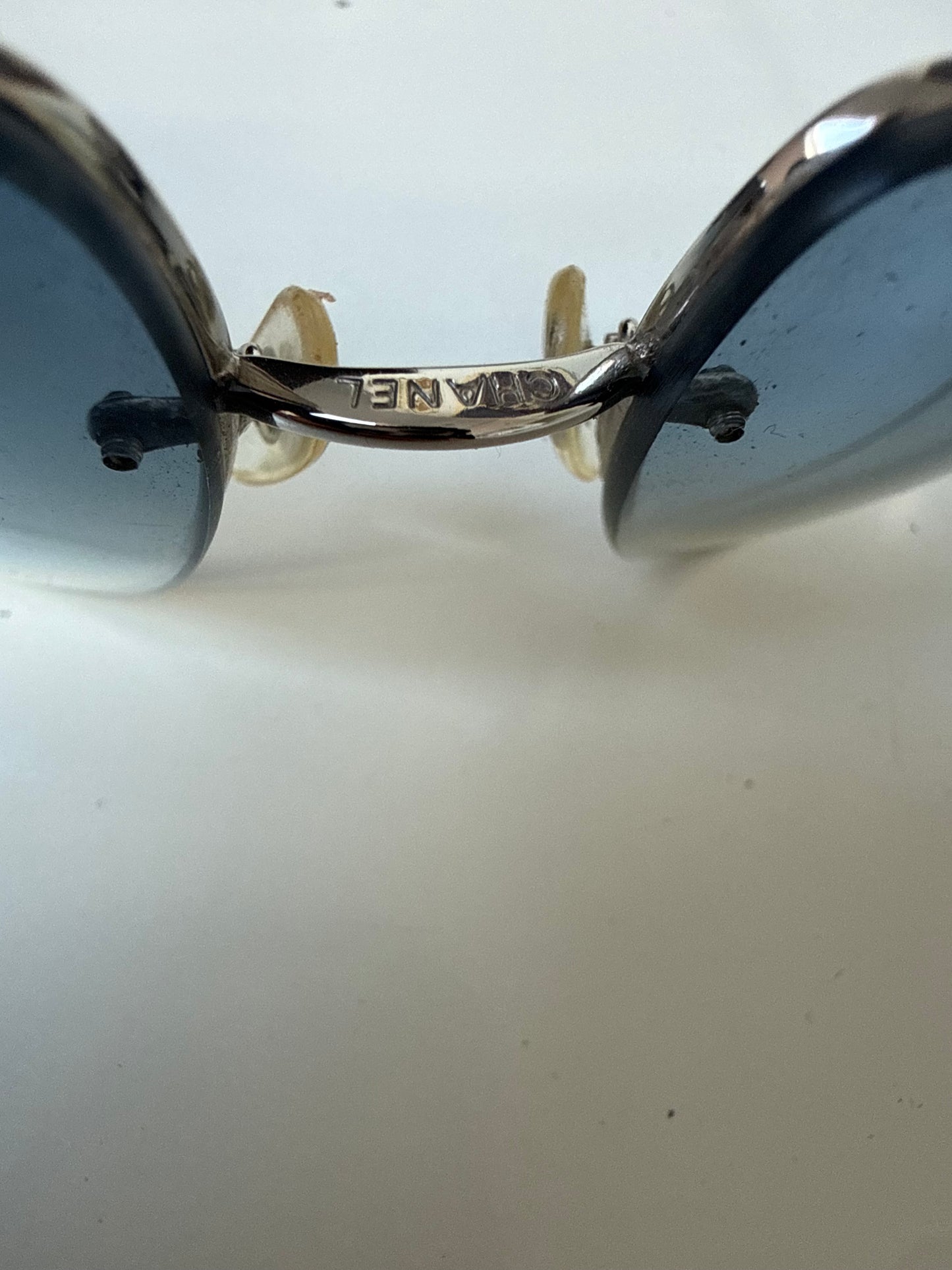 Vintage Chanel Gradient Rimless Sunglasses