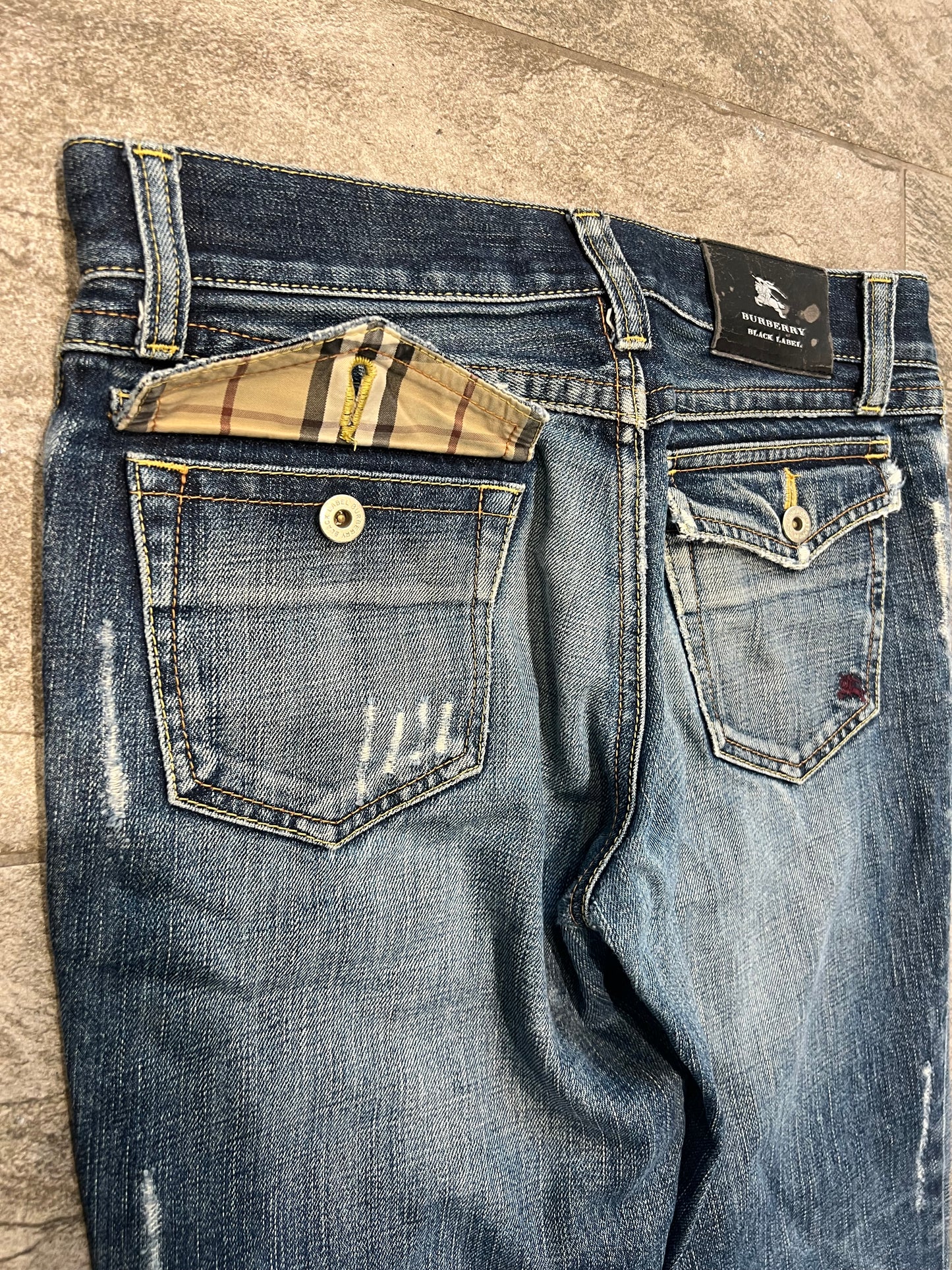 000’s Burberry Bootcut Jeans