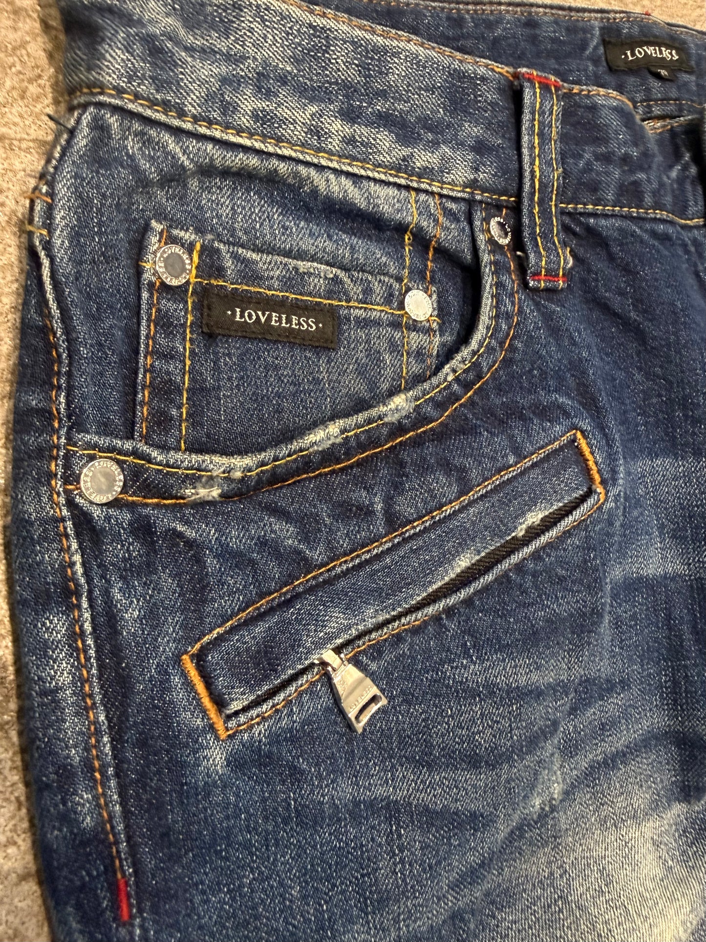 000’s Loveless Skull Jeans (32”)