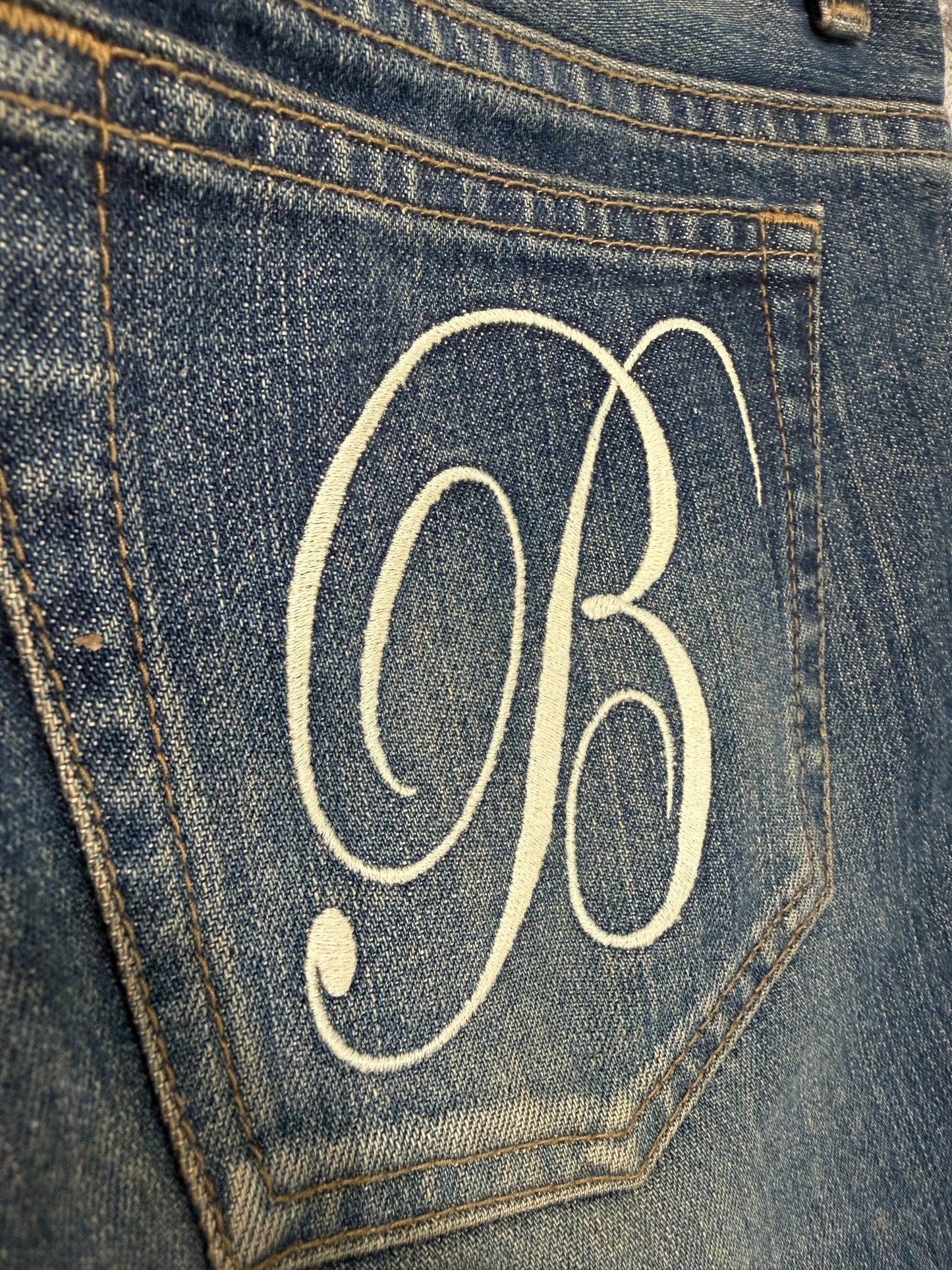000’s Burberry Bootcut Jeans (33”)