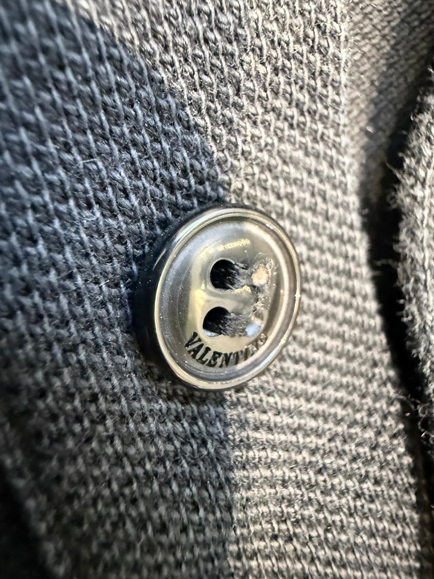 Valentino Garavani Studded Camo Polo (S)