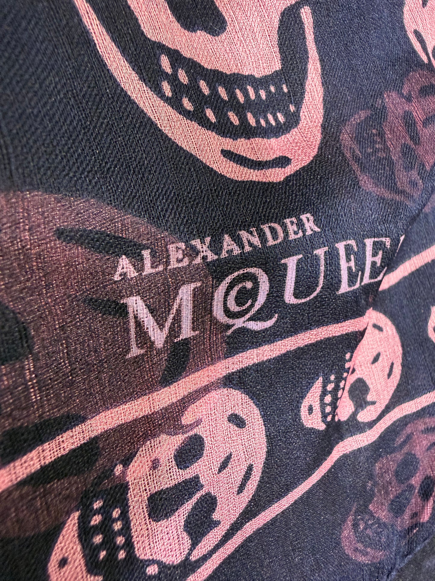 Alexander McQueen Silk Skull Scarf