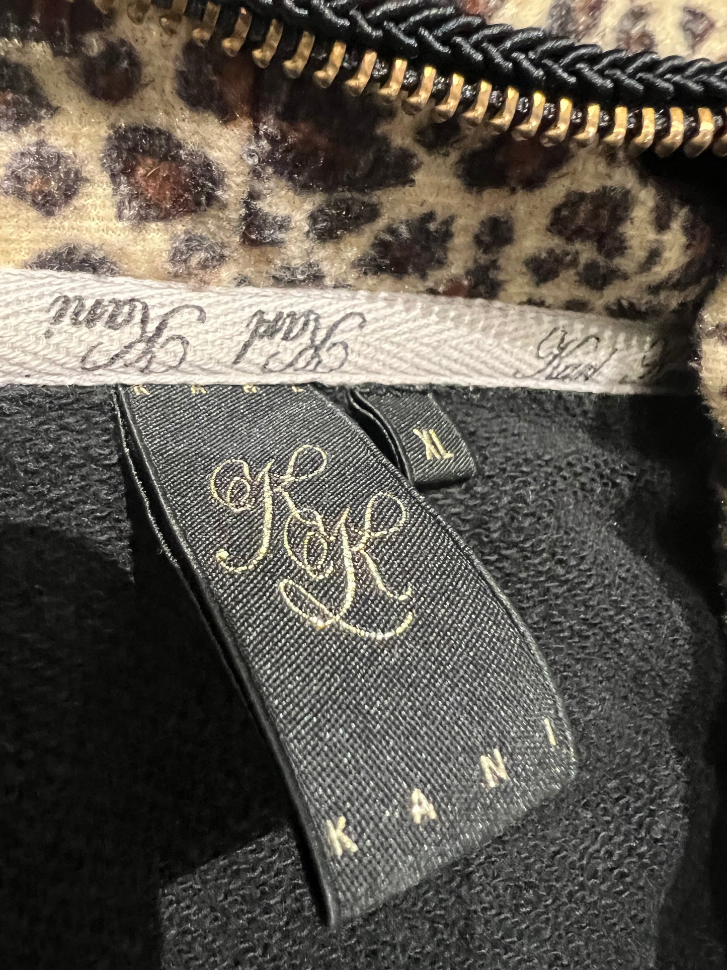 000’s Karl Kani Leopard Double Hoodie (L)