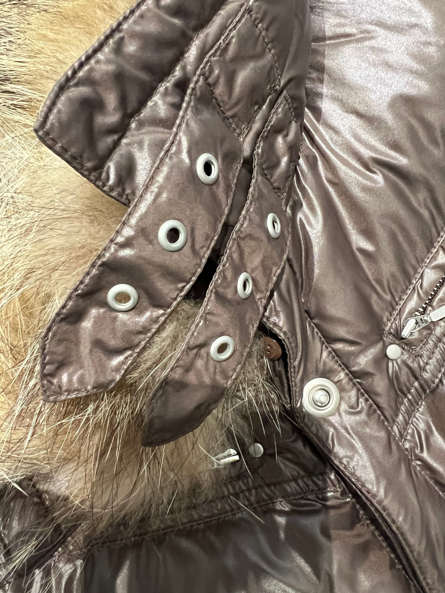 000’s A.S.M Fur Collar Puffer (s-m)