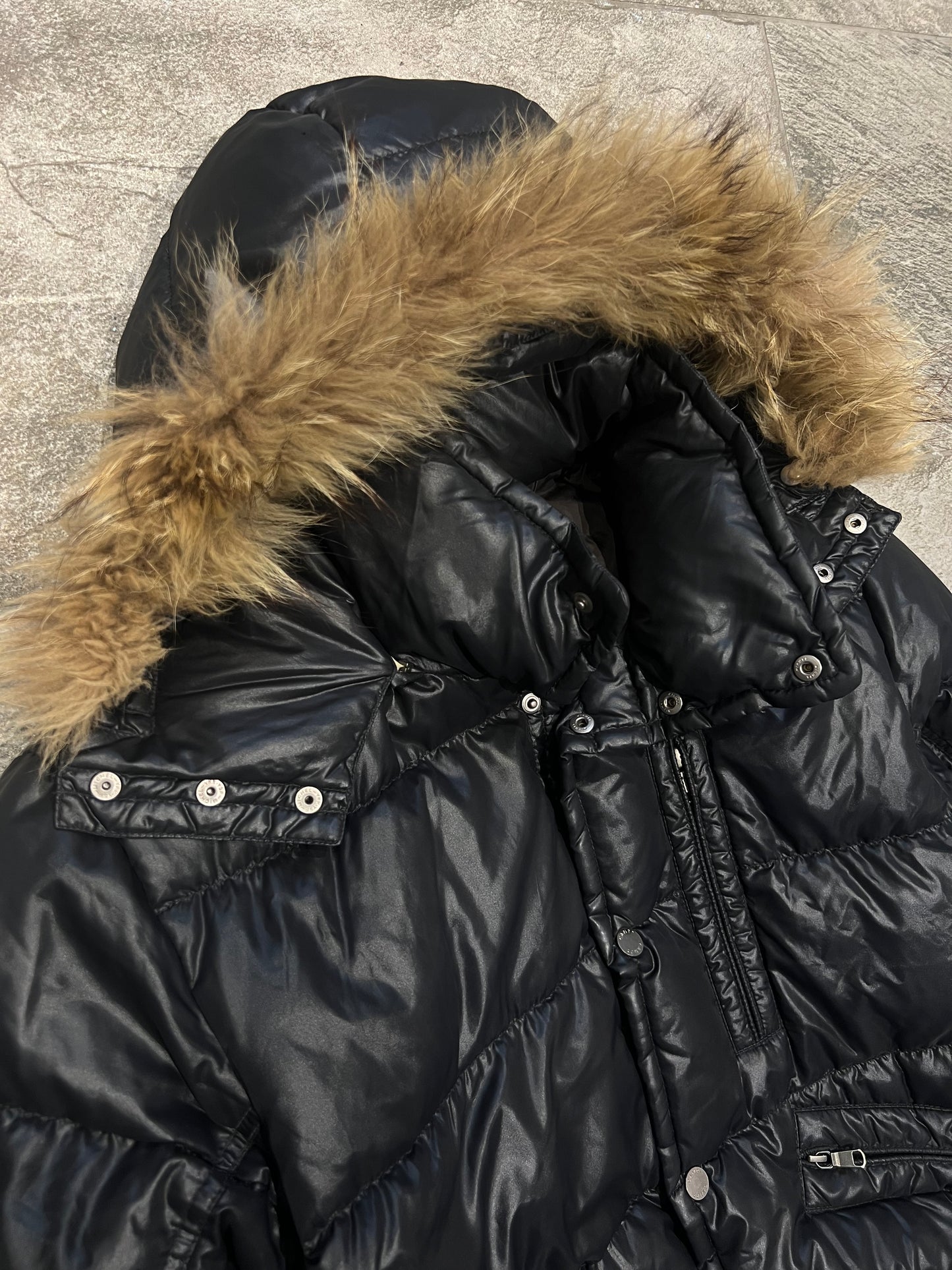 000’s Camp7 Fur Hood Puffer