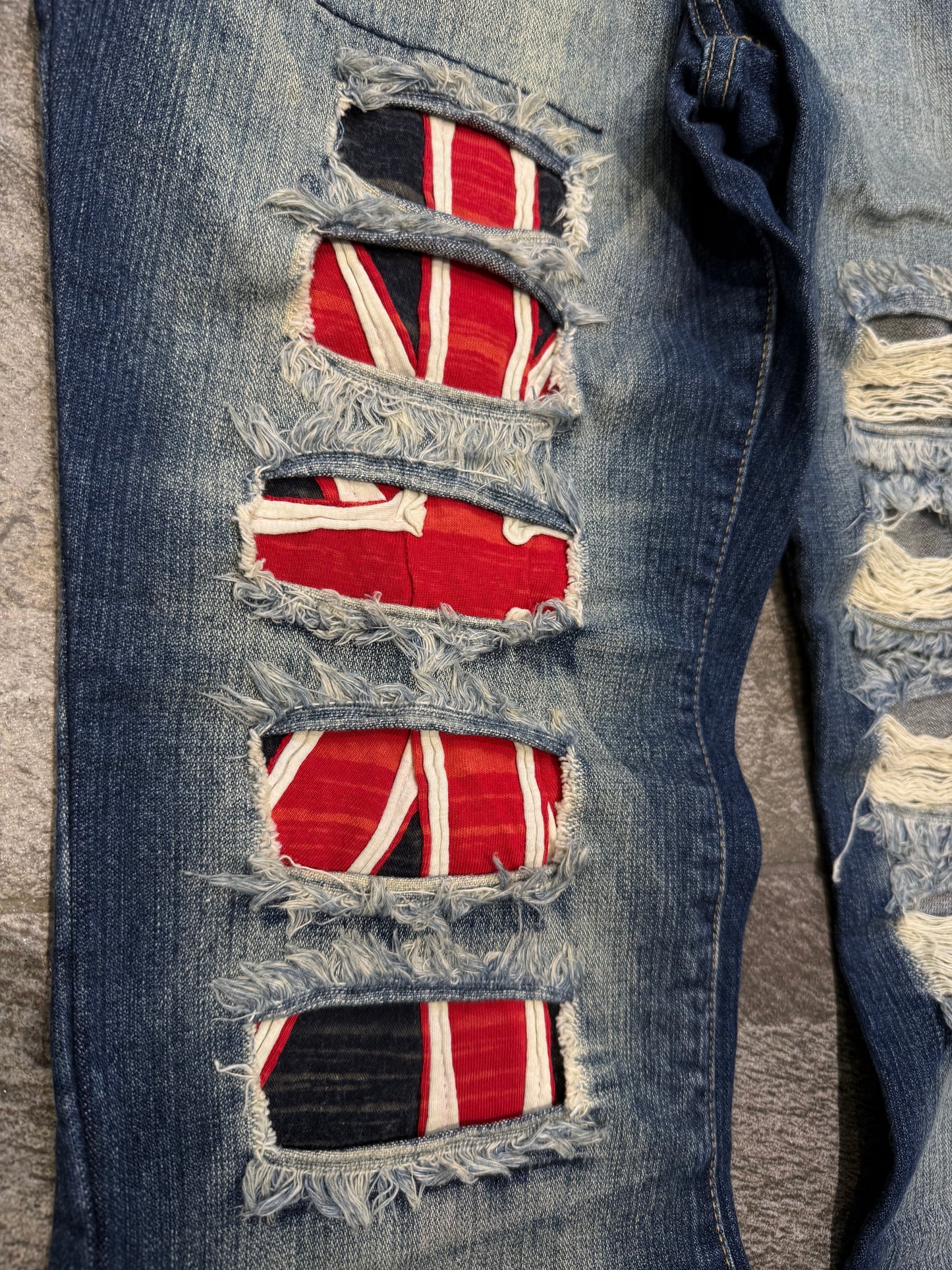 000’s BB London Union Jack Jeans (32”)