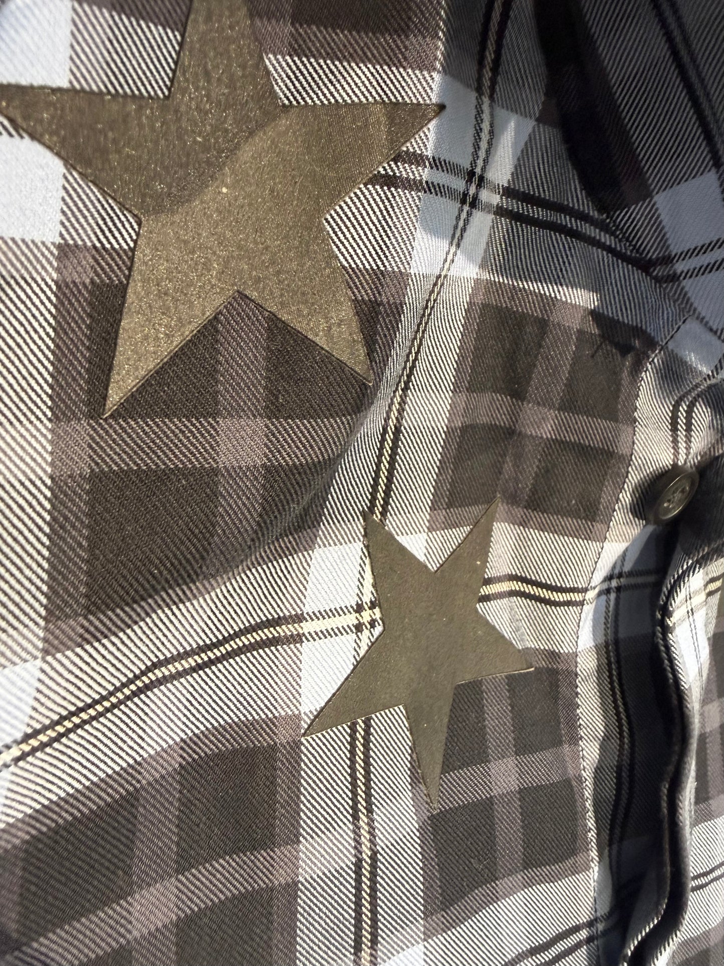 SS2015 Givenchy Stars Plaid Shirt (S)