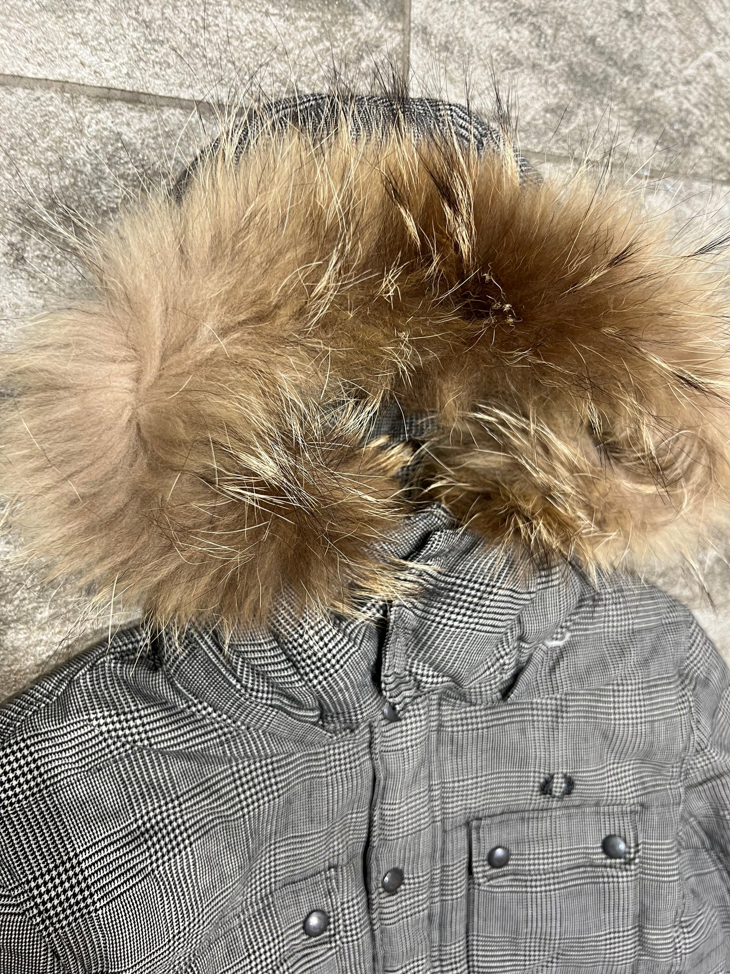 000’s Fred Perry Fur Hood Puffer (L)