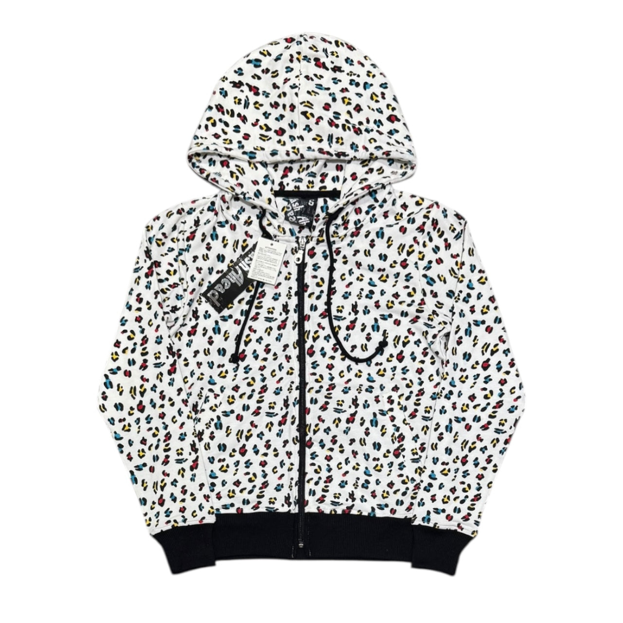 000’s Clash Ahead Leopard Hoodie (XS)