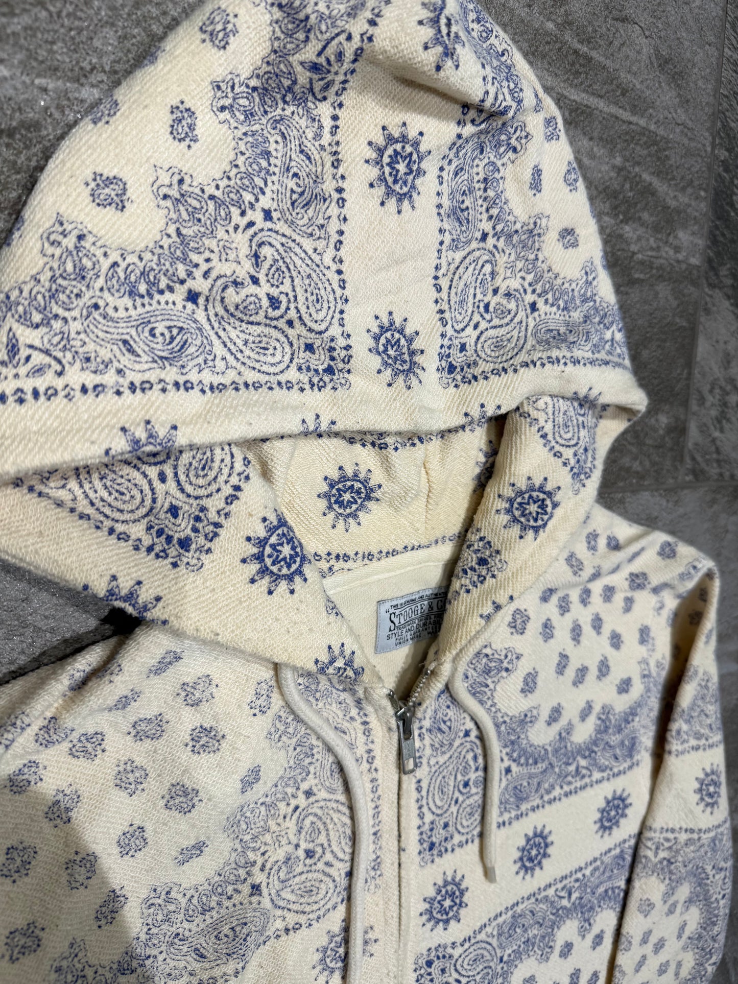000’s Stooge & Co Paisley Hoodie (S)