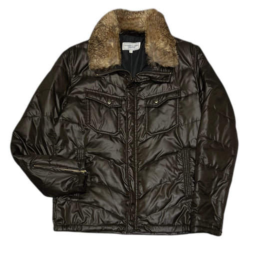 000’s Oxford Fur Collar Puffer (M)