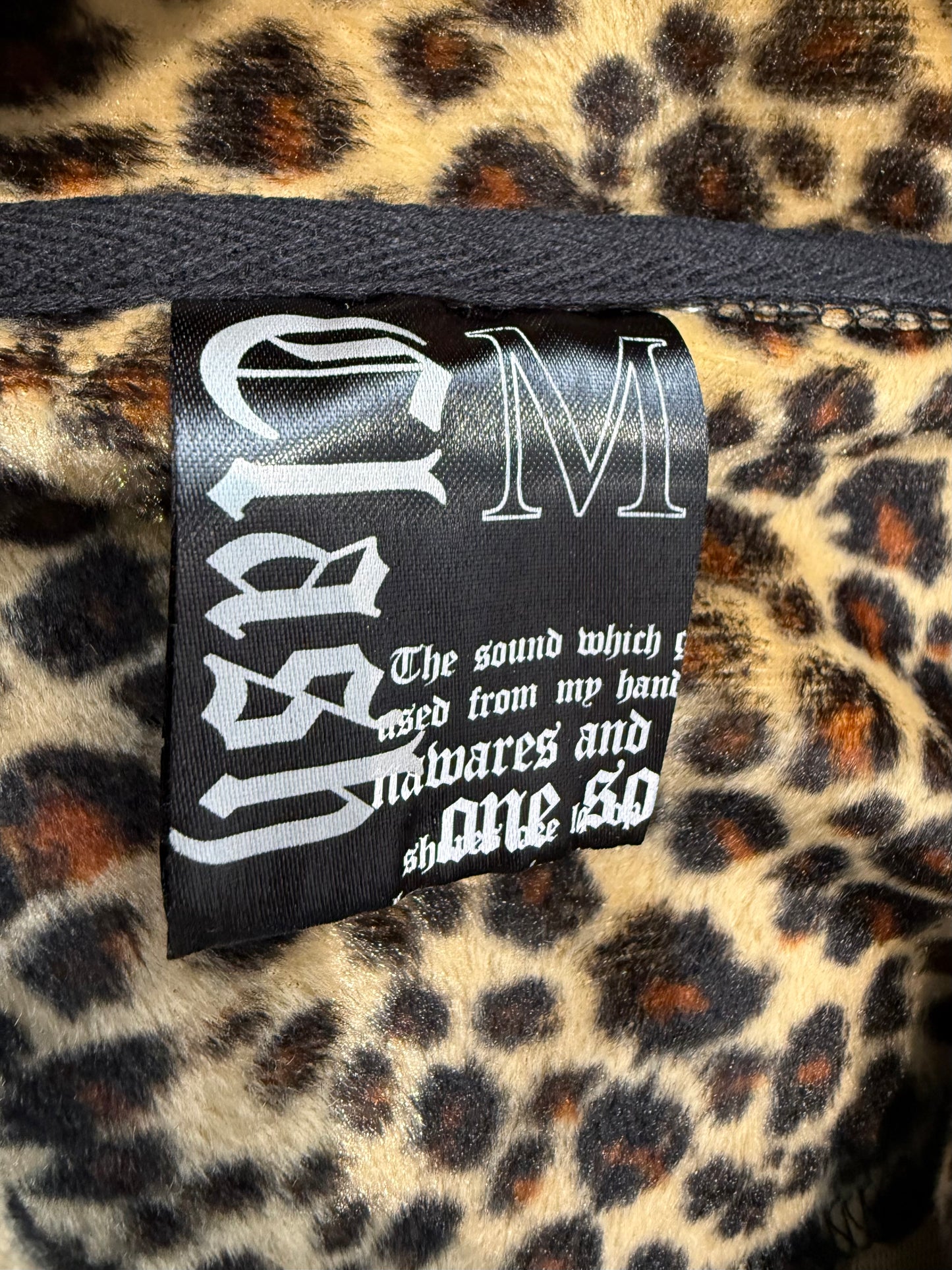 000’s Clash Ahead Leopard Bono Hoodie (S)