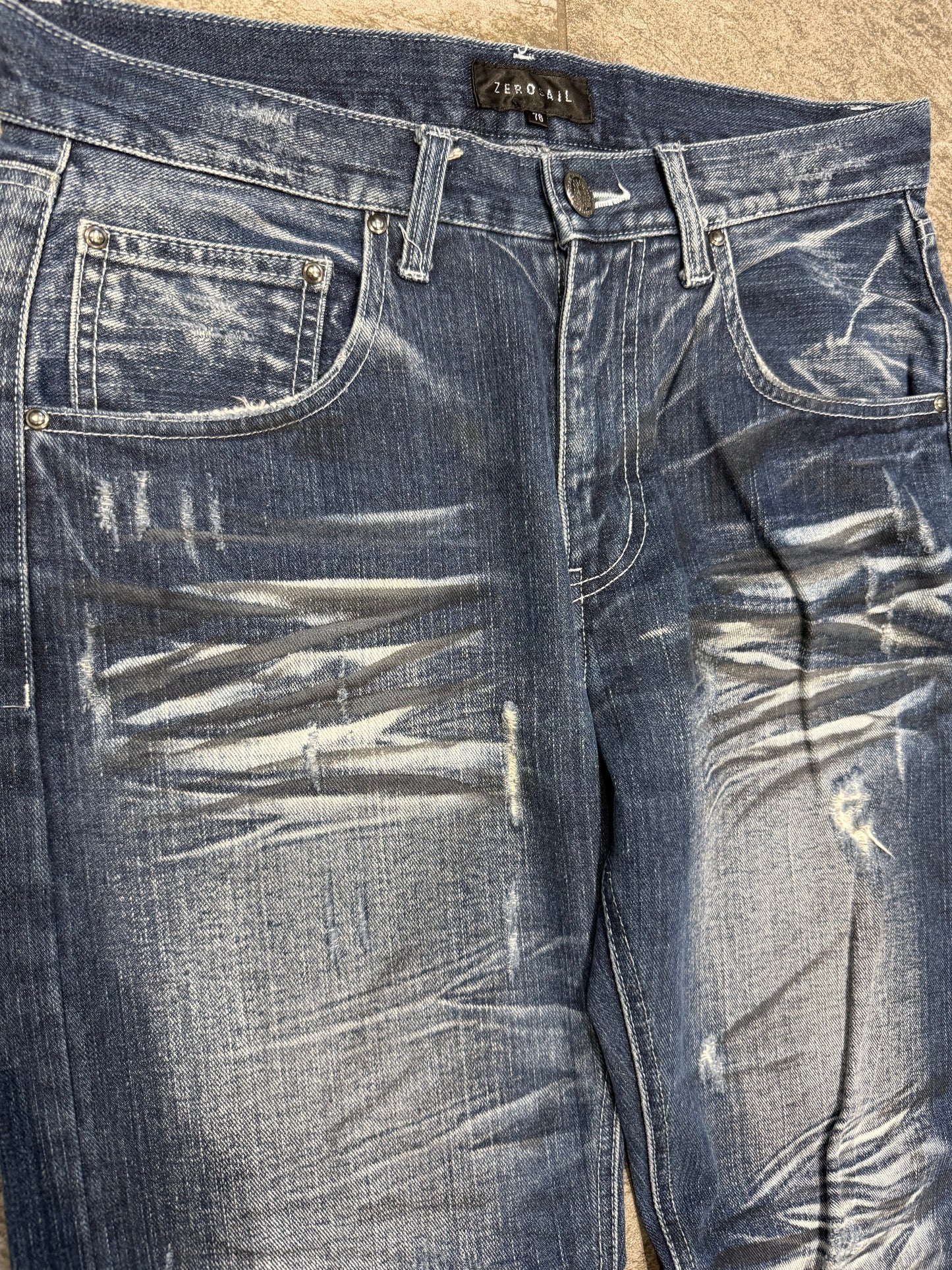 000’s Zero Sail Whiskered Jeans (32”)