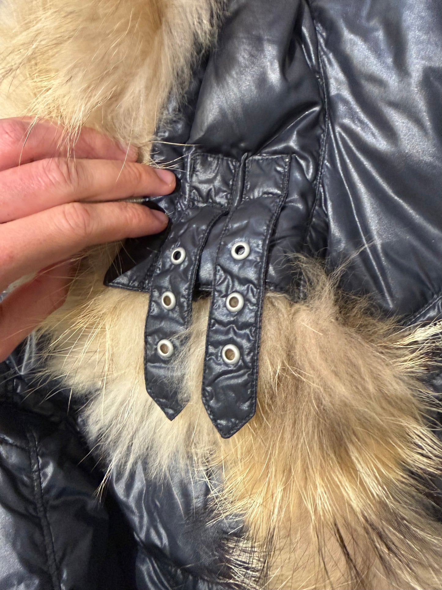 000’s ASM Fur Collar Puffer (S-M)