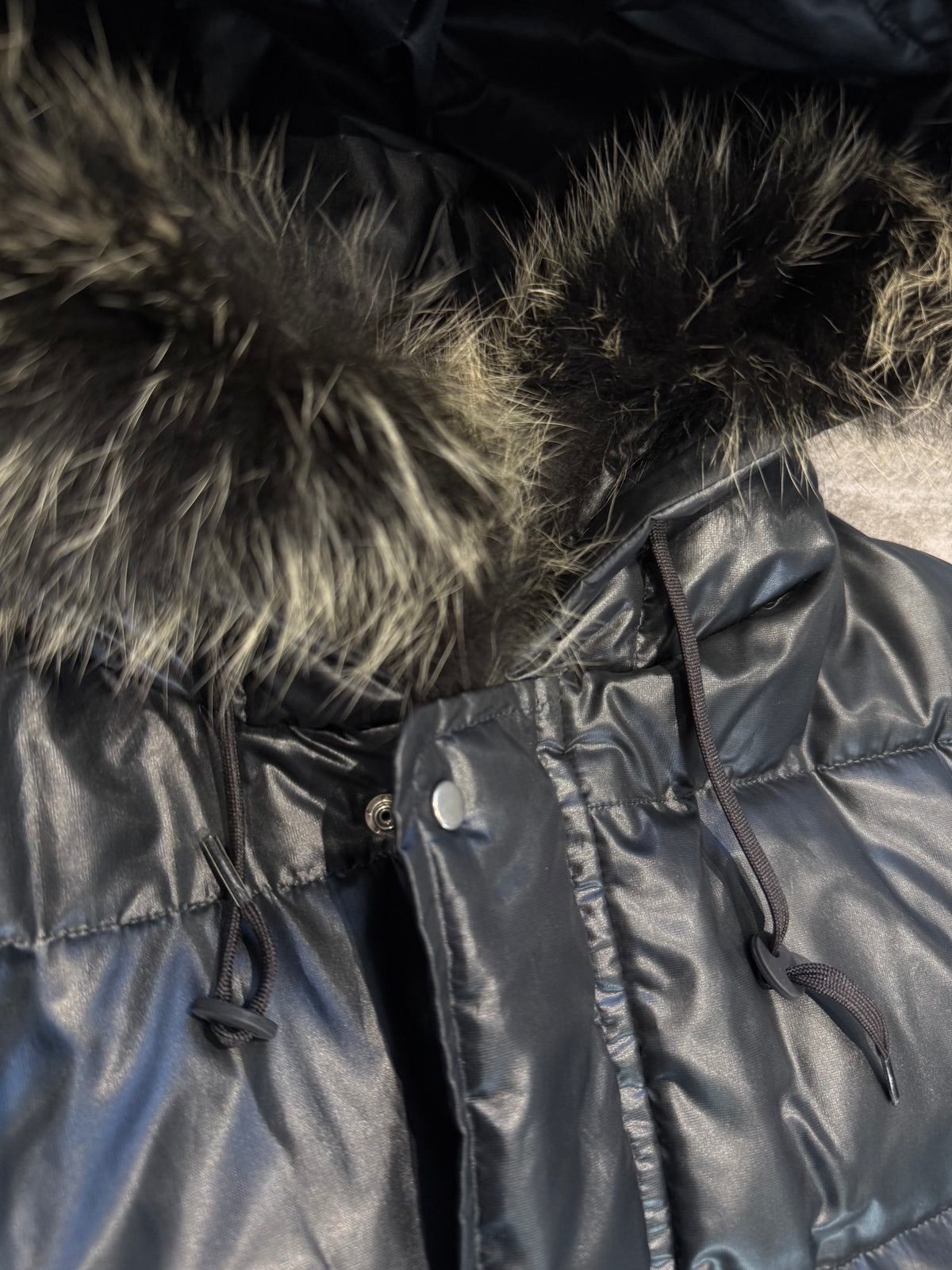 000’s Japanese Fox Fur Puffer (L)