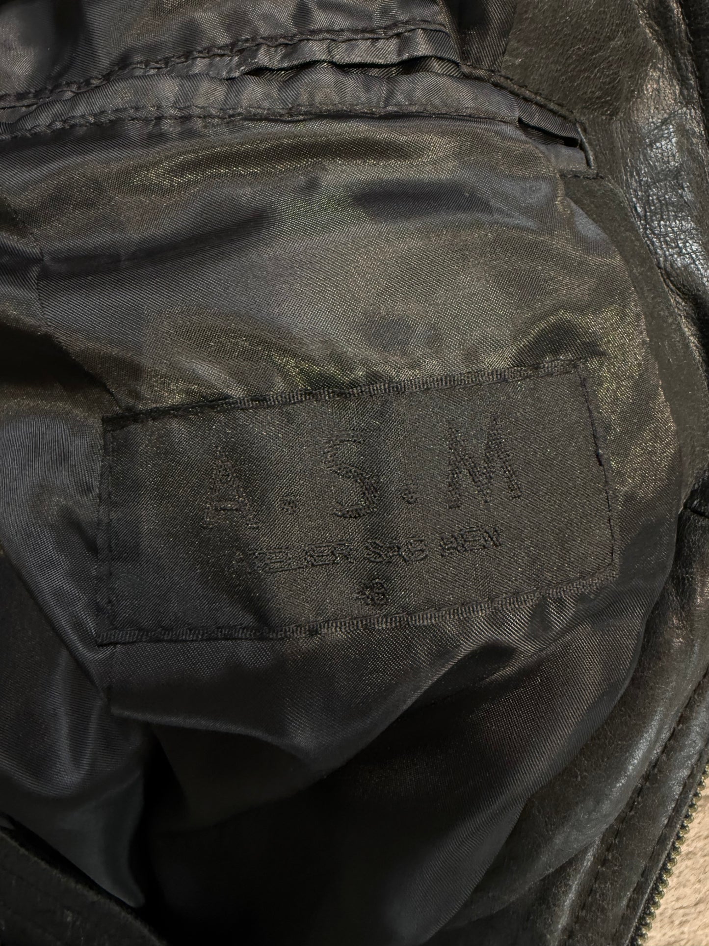 000’s ASM Leather Jacket (S)
