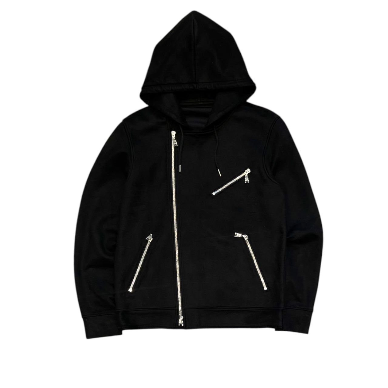 000’s Loveless Asymmetrical Zip Hoodie