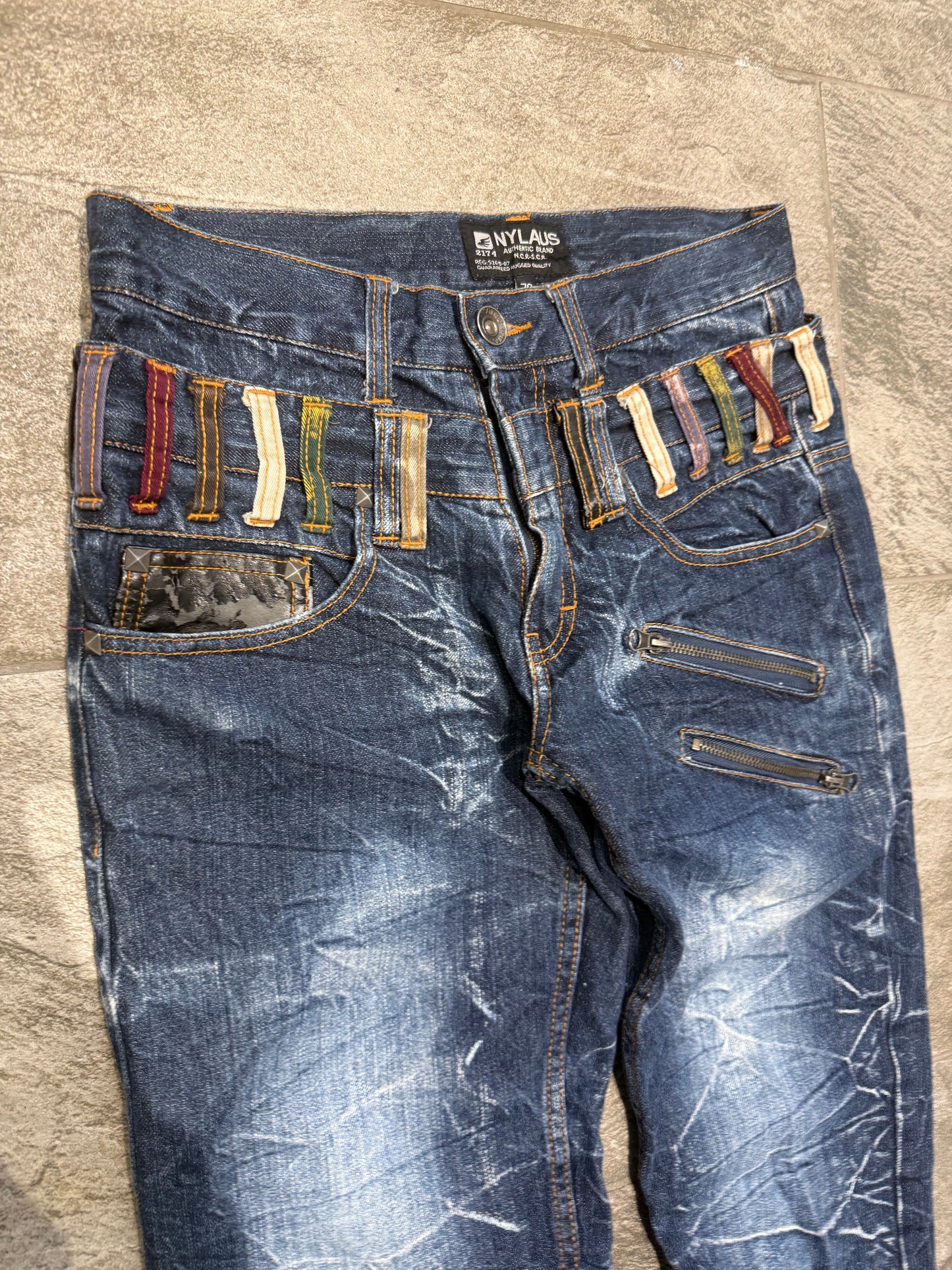 000’s Nylaus Double Waisted Jeans (28”)