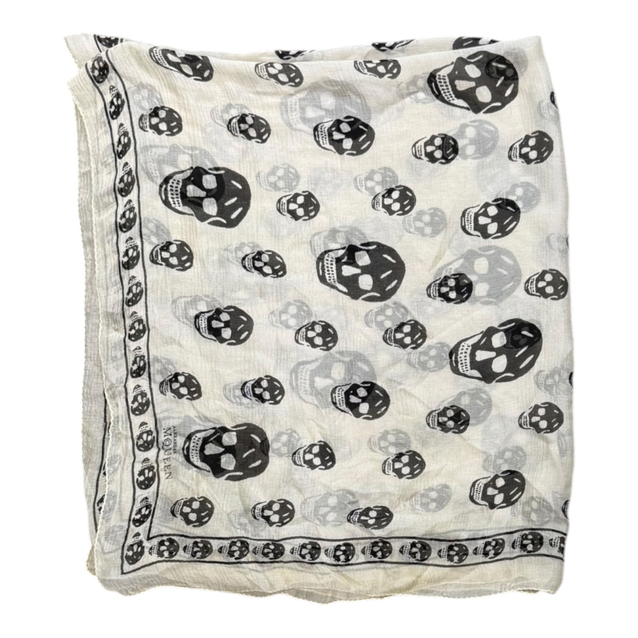 Alexander Mcqueen Skull Scarf
