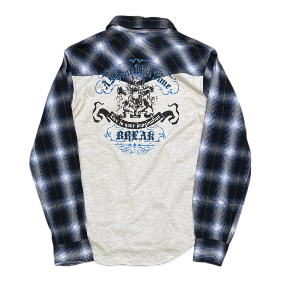000’s In The Attic Hybrid Plaid Flannel (S)