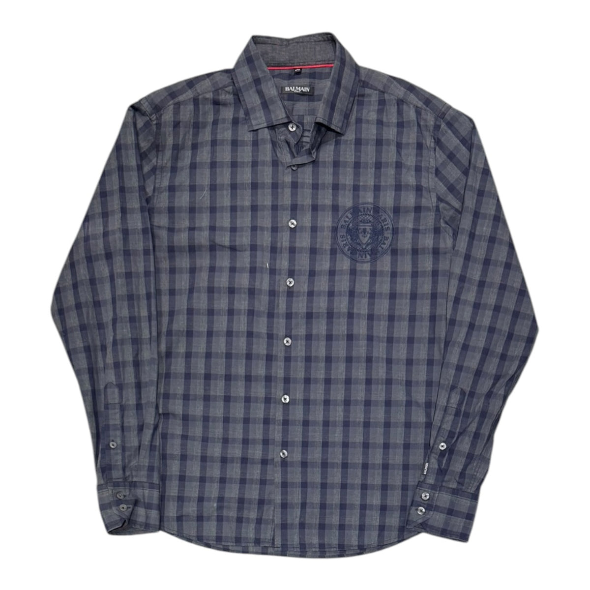 Balmain Plaid Shirt (L)