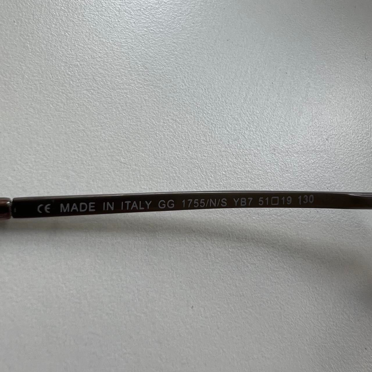 Y2K Gucci Tinted Rimless Sunglasses