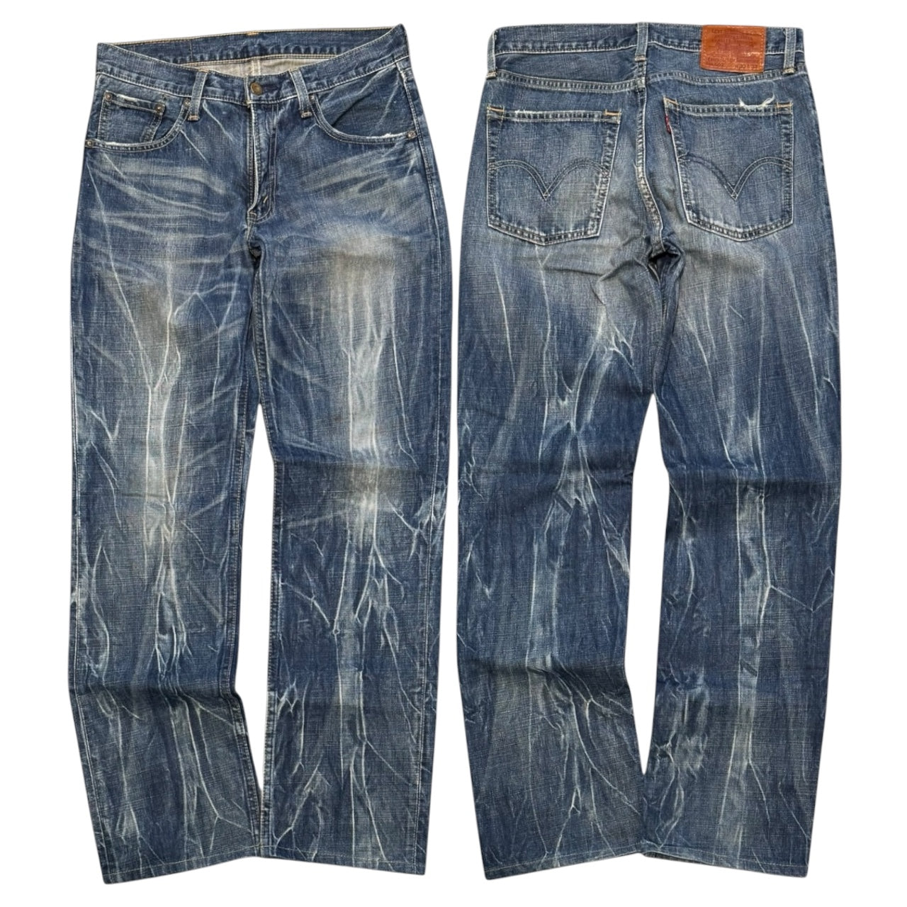 000’s Levi’s 502 Ghostwash Jeans (30”)