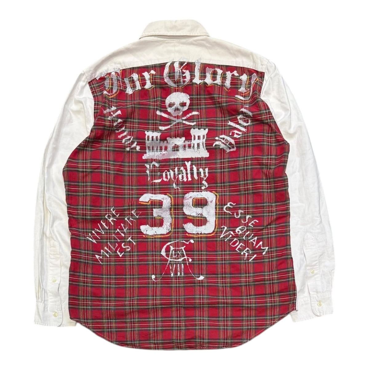 000’s Ralph Lauren Skull Checkered Flannel (M-L)