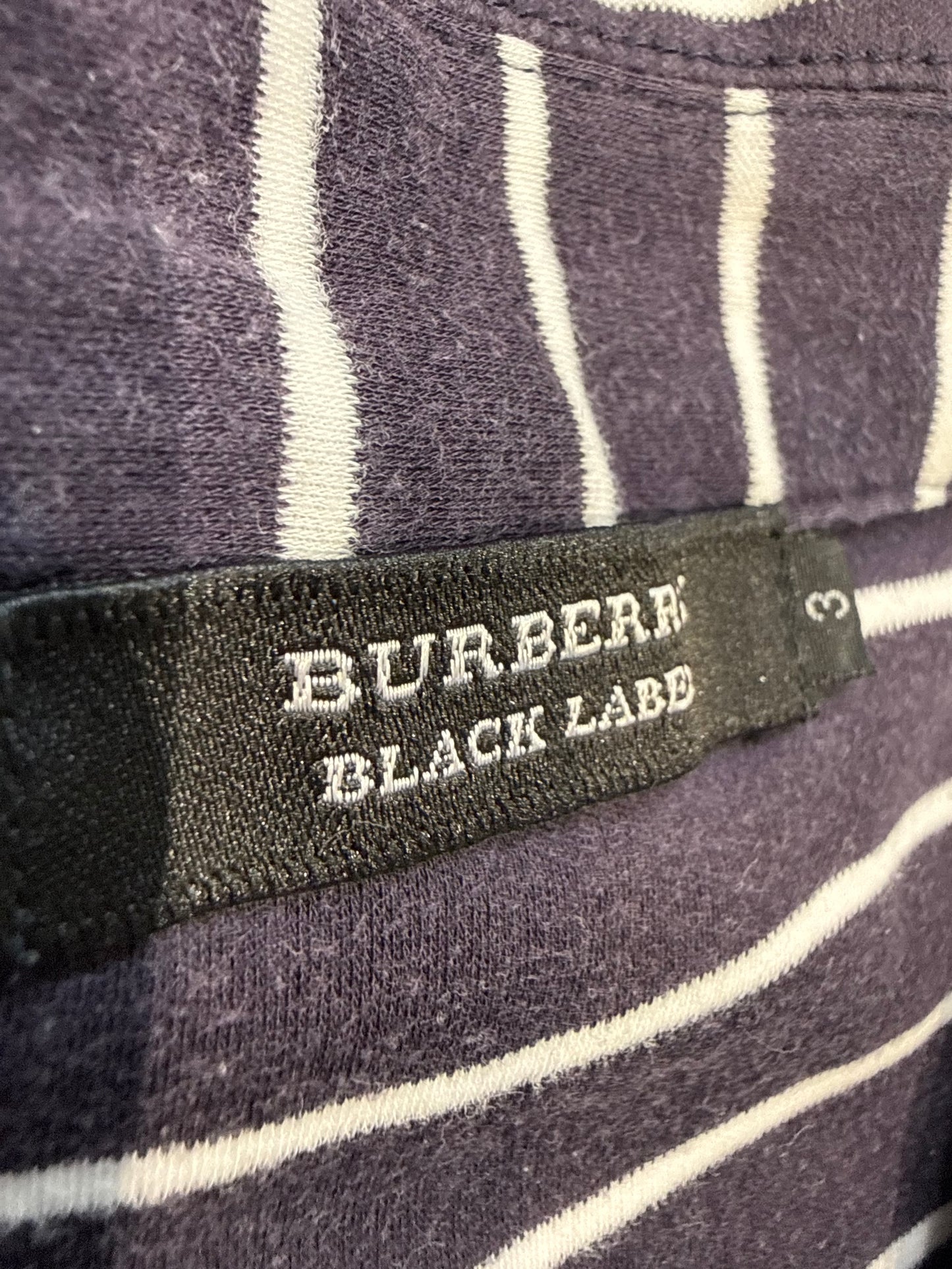 000’s Burberry Striped Polo (M)